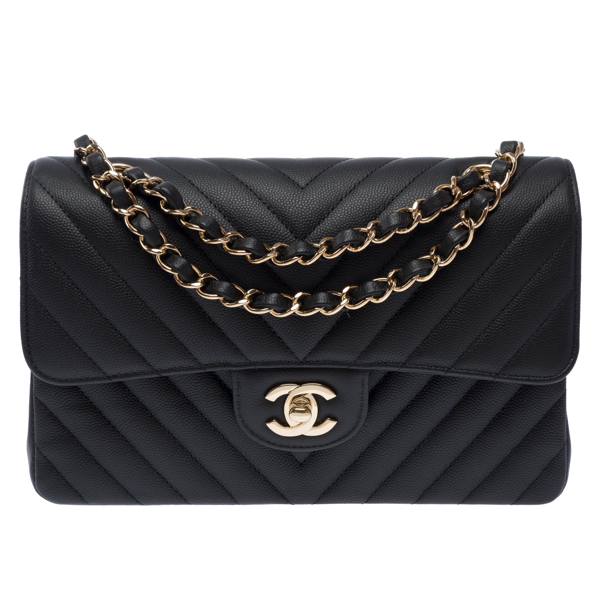 Sac CHANEL Timeless/Classique en Cuir Noir - 103492
