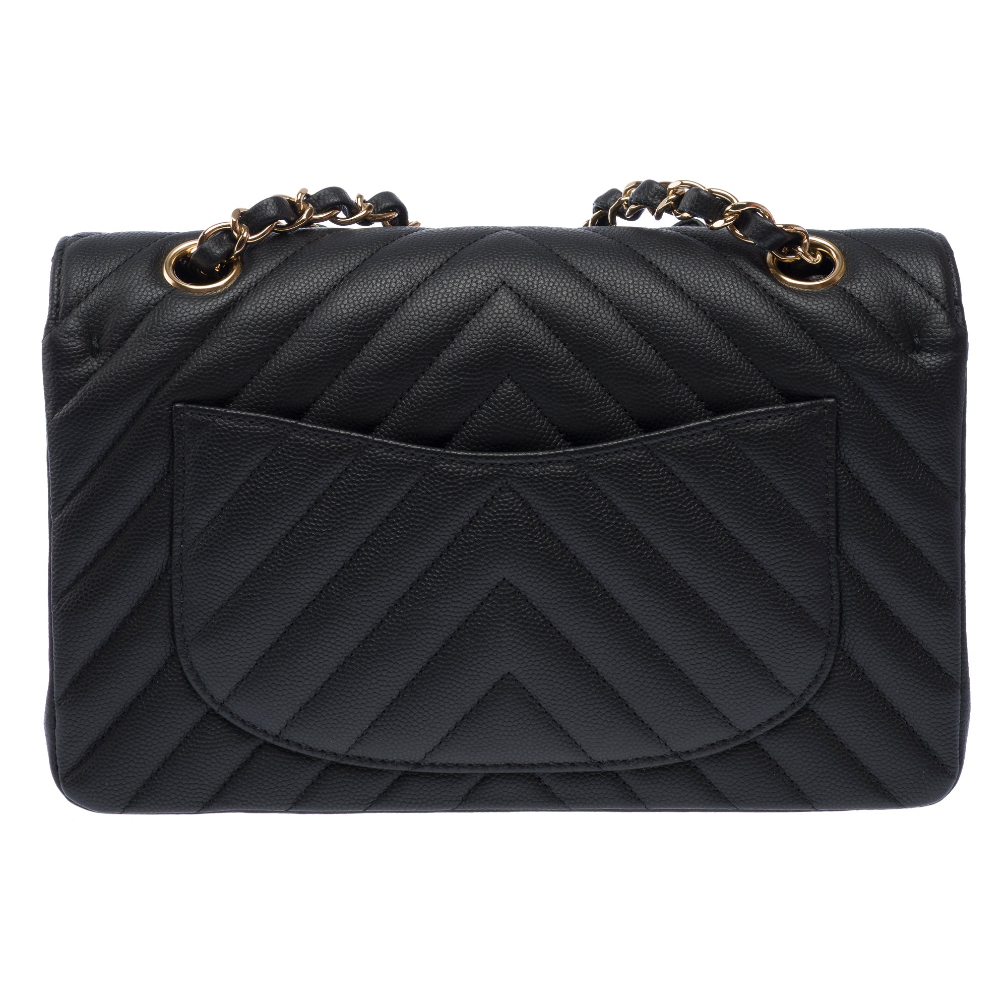 Sac CHANEL Timeless/Classique en Cuir Noir - 103492