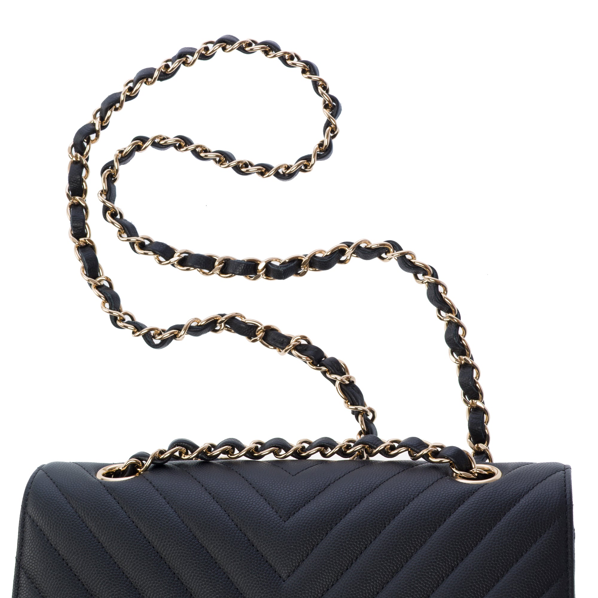 Sac CHANEL Timeless/Classique en Cuir Noir - 103492