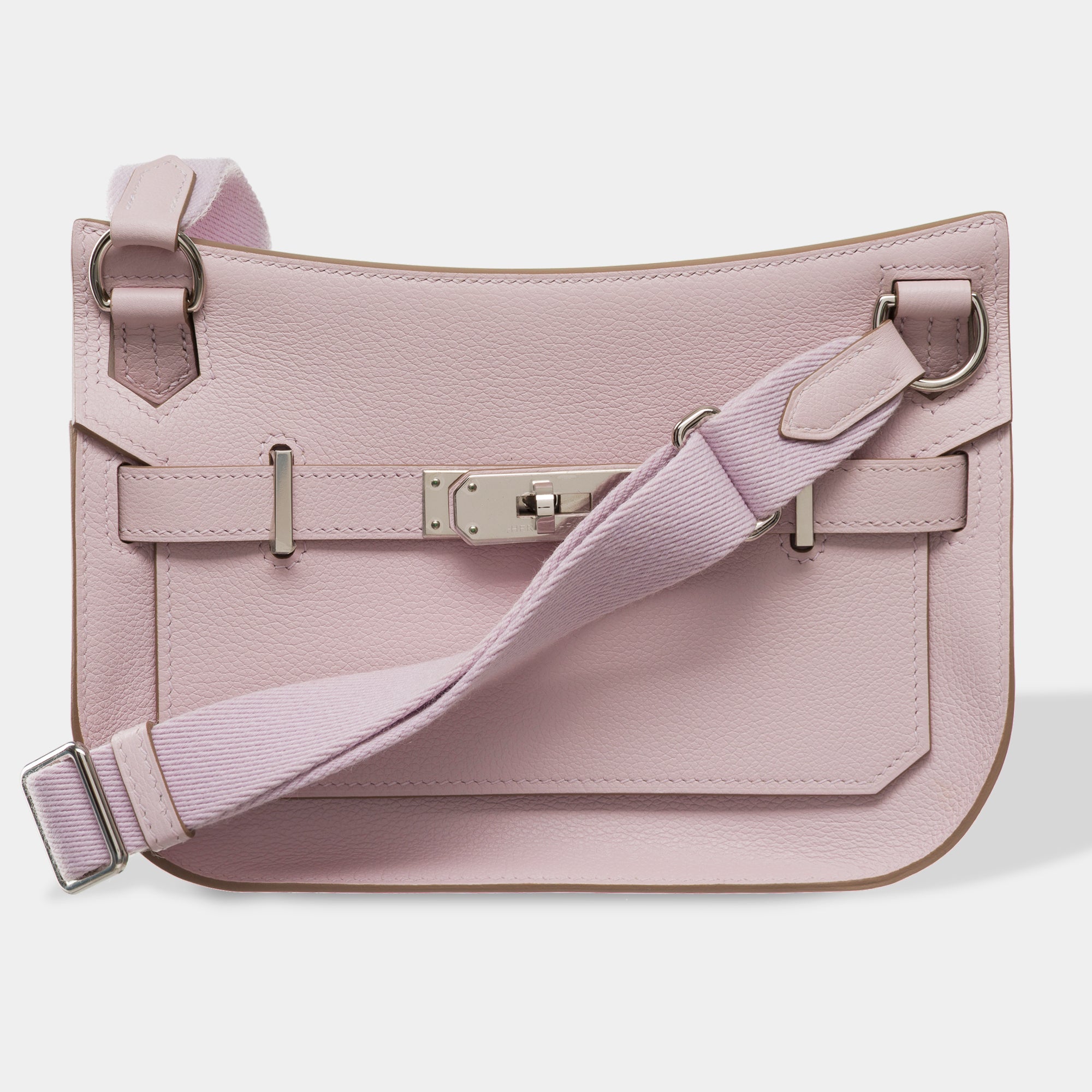 Sac HERMES Jypsiere en Cuir Violet - 103498