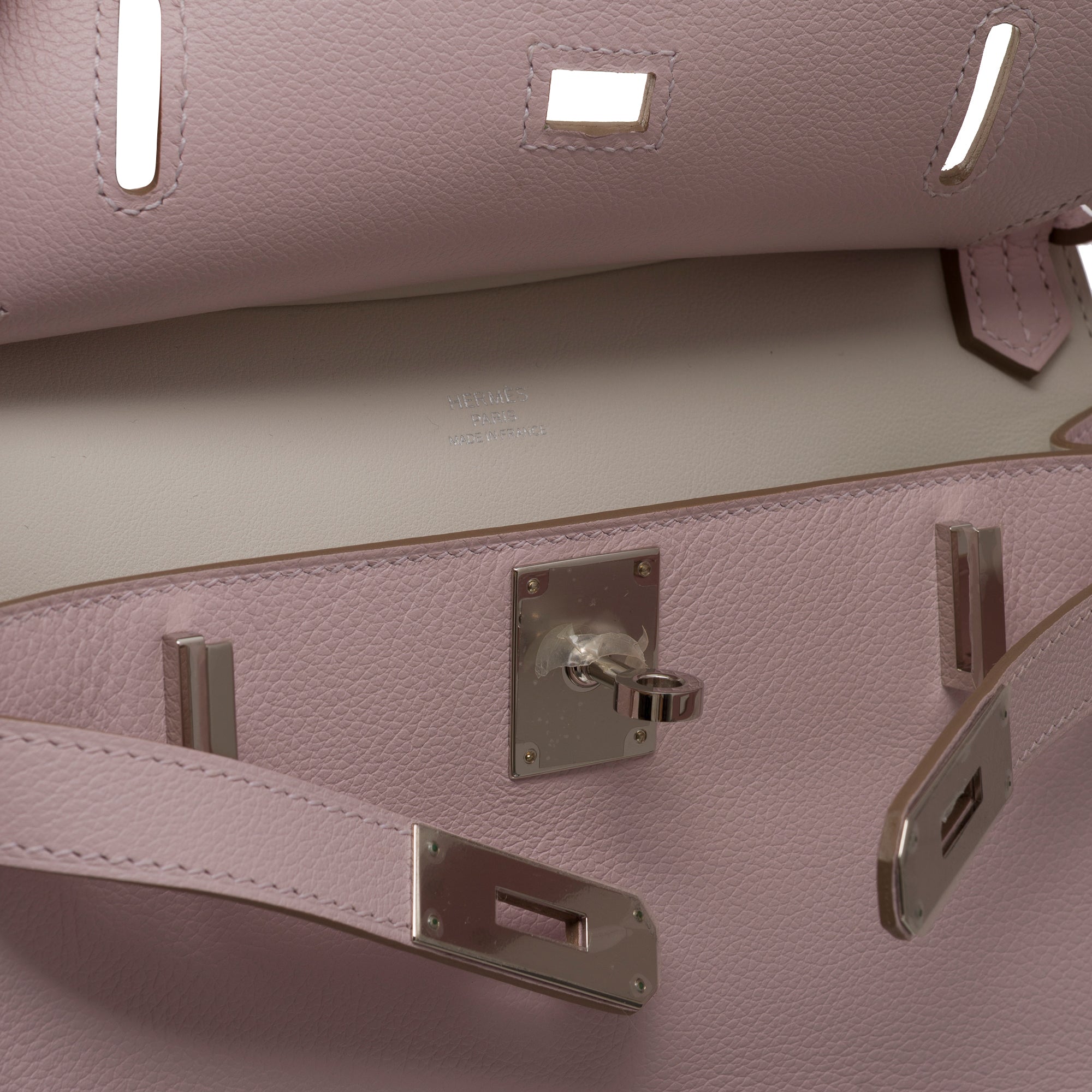 Sac HERMES Jypsiere en Cuir Violet - 103498