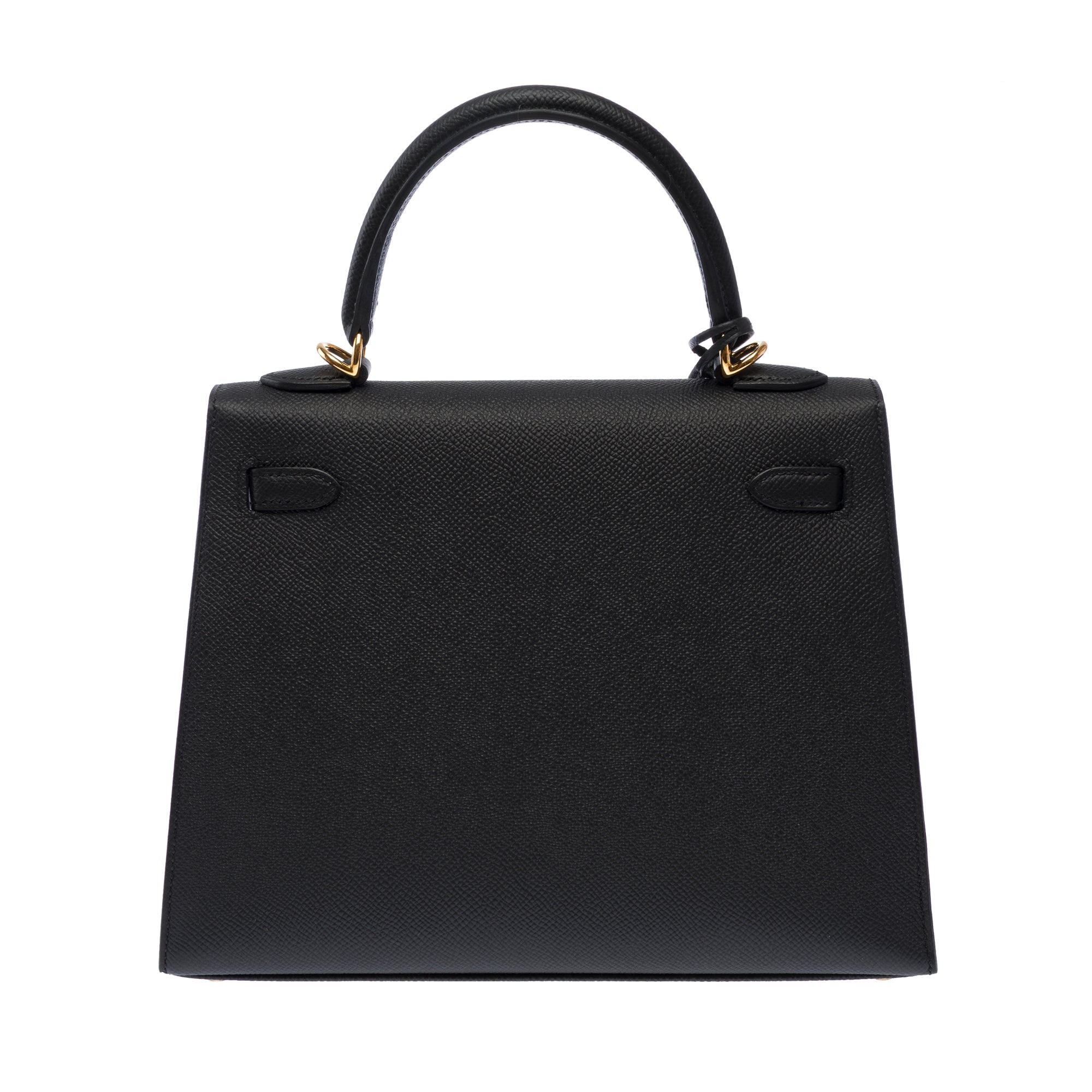 Sac HERMES Kelly 25 en Cuir Noir - 103510