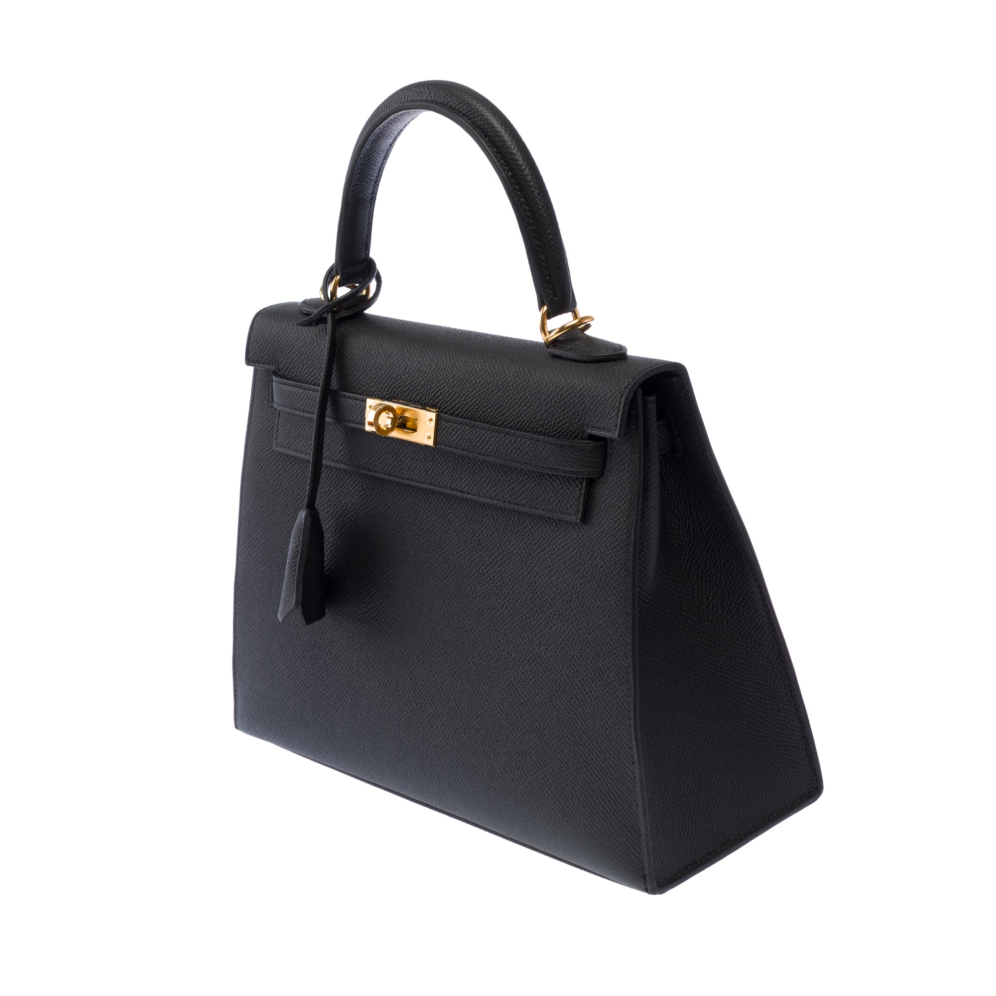Sac HERMES Kelly 25 en Cuir Noir - 103510