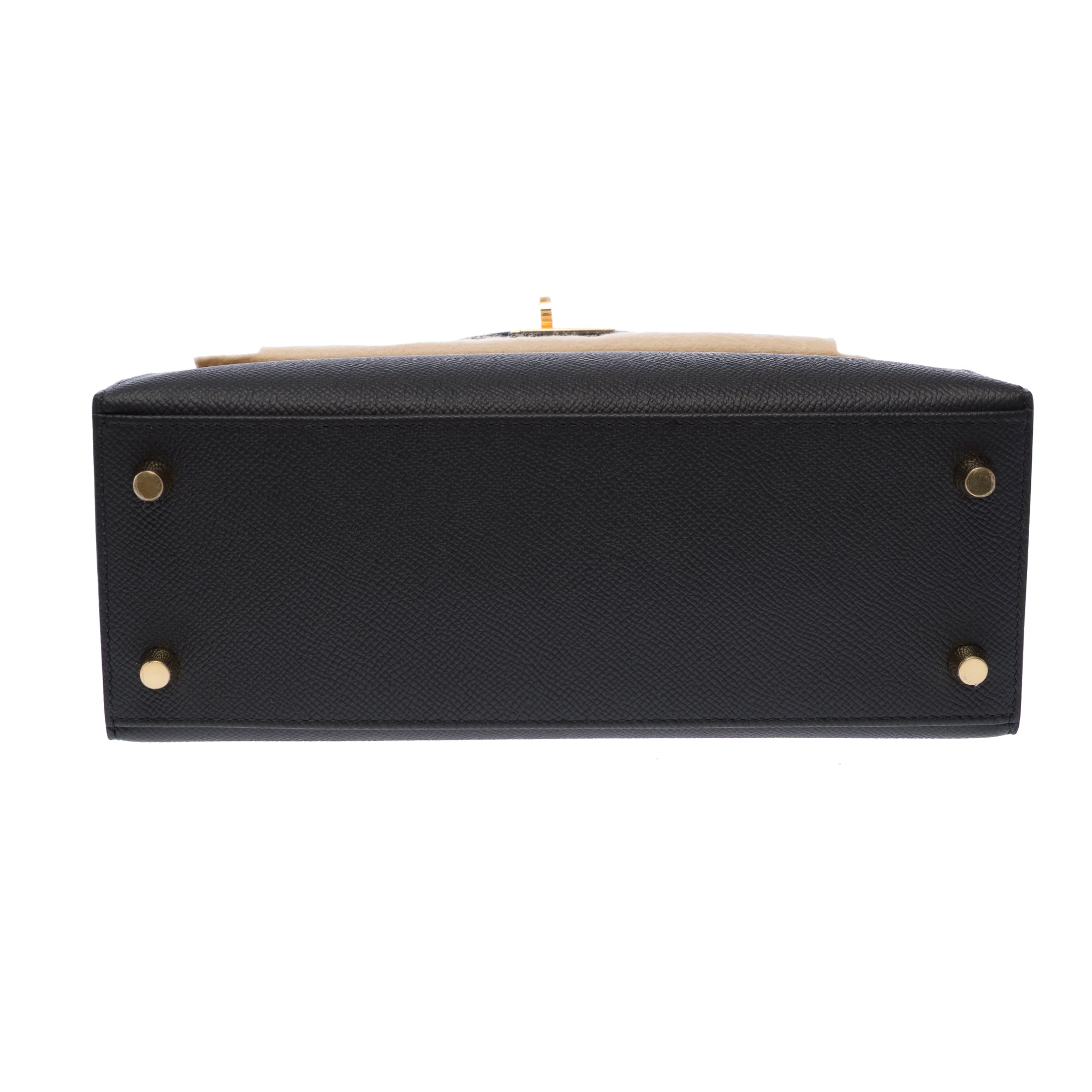 Sac HERMES Kelly 25 en Cuir Noir - 103510