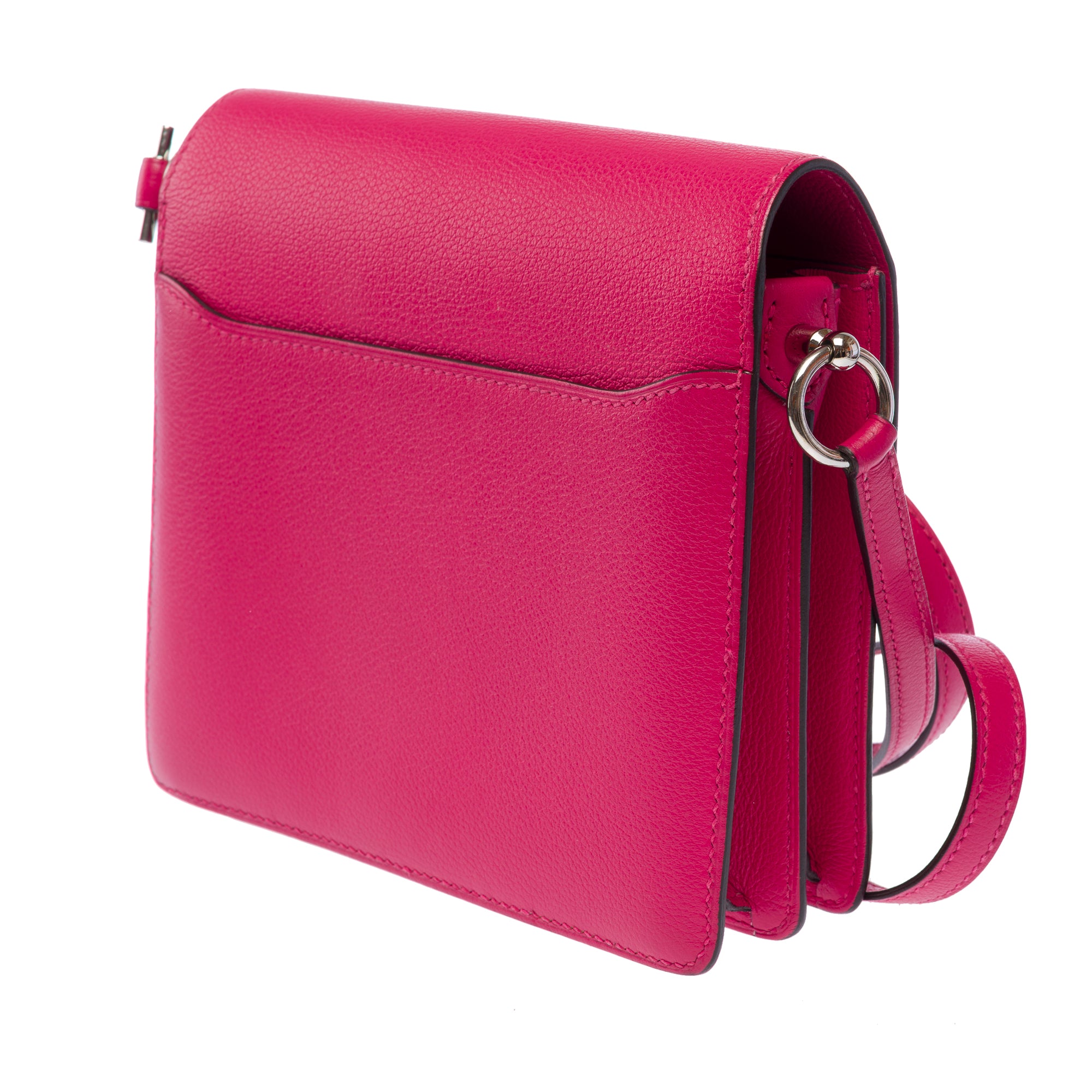 Sac HERMES Roulis en Cuir Rose - 103500