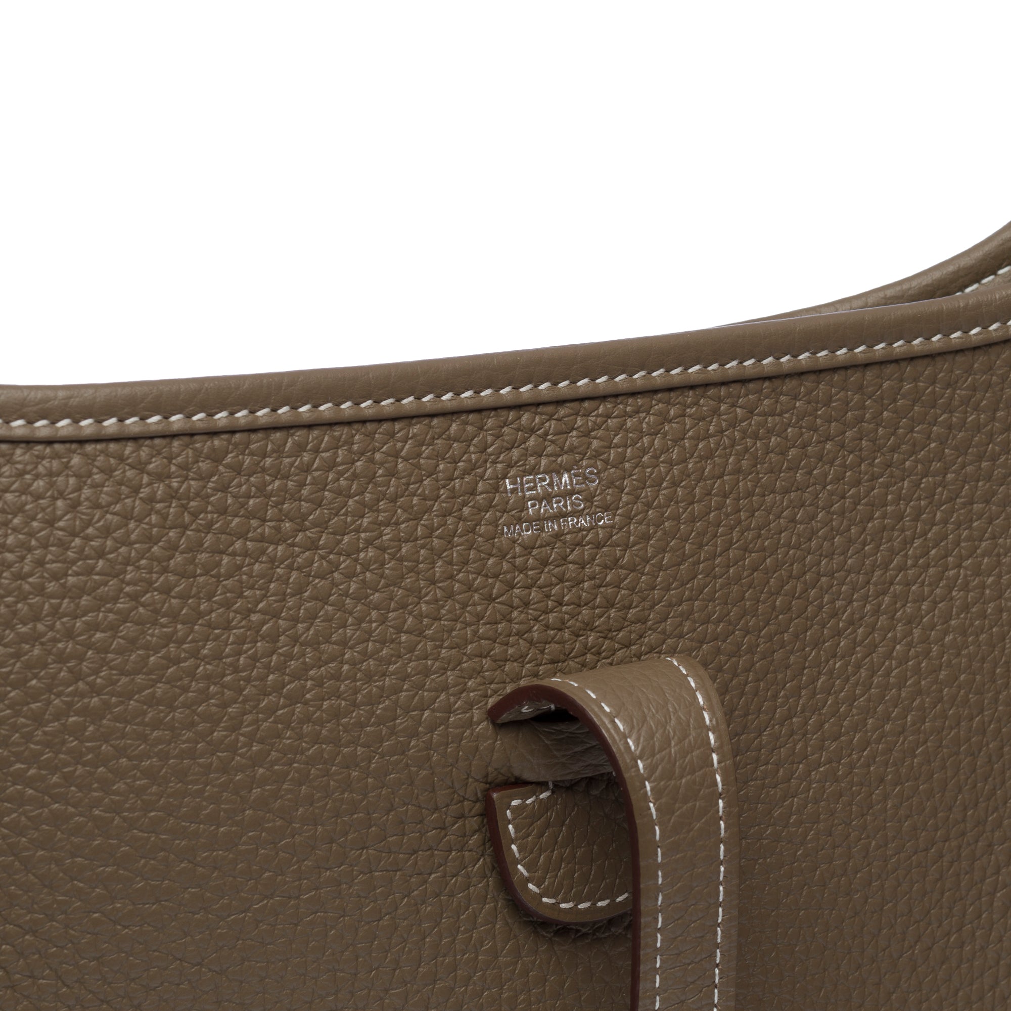 Sac HERMES Evelyne en Cuir Étoupe - 103514