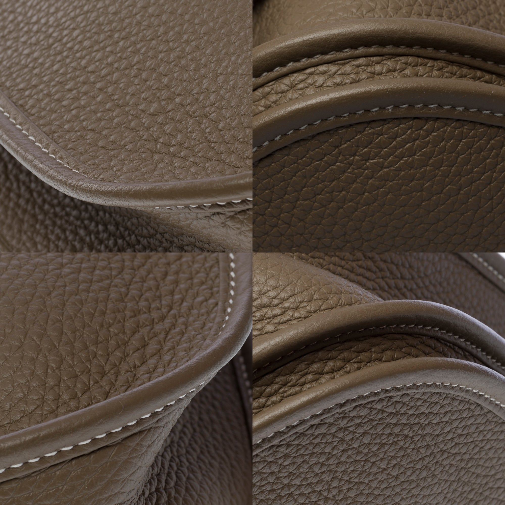 Sac HERMES Evelyne en Cuir Étoupe - 103514