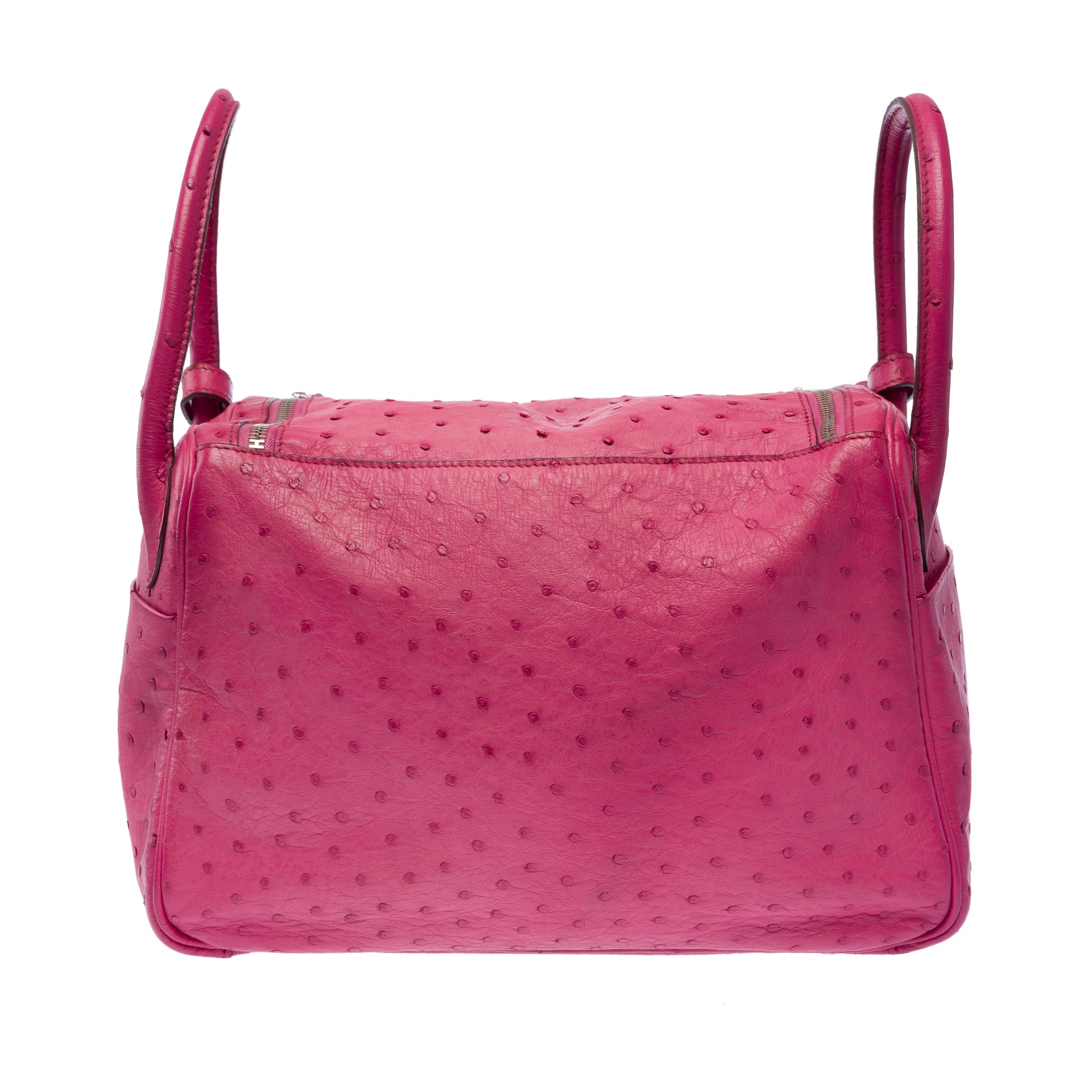 Sac HERMES Lindy en Cuirs exotiques Rose - 103503