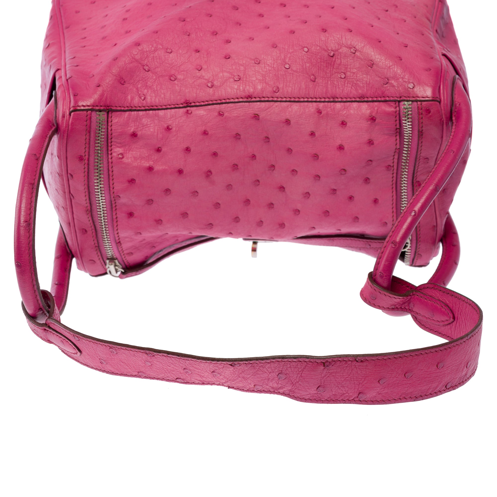 Sac HERMES Lindy en Cuirs exotiques Rose - 103503