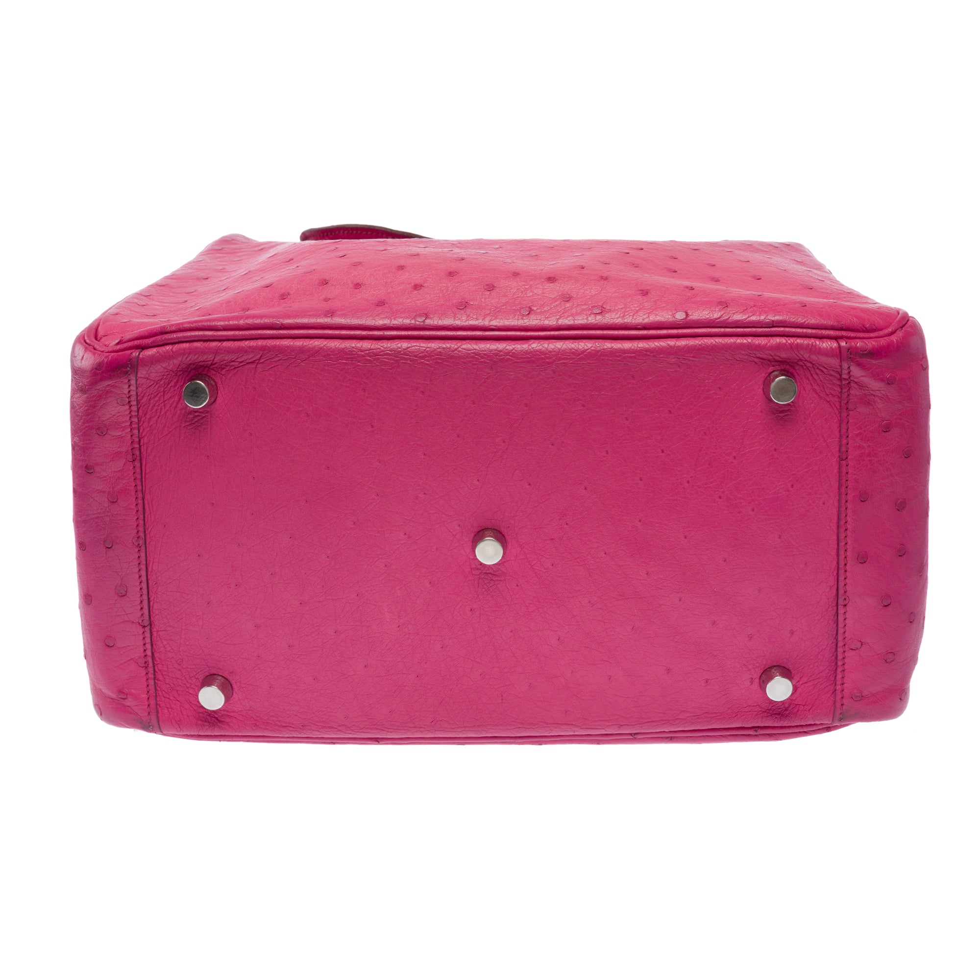 Sac HERMES Lindy en Cuirs exotiques Rose - 103503
