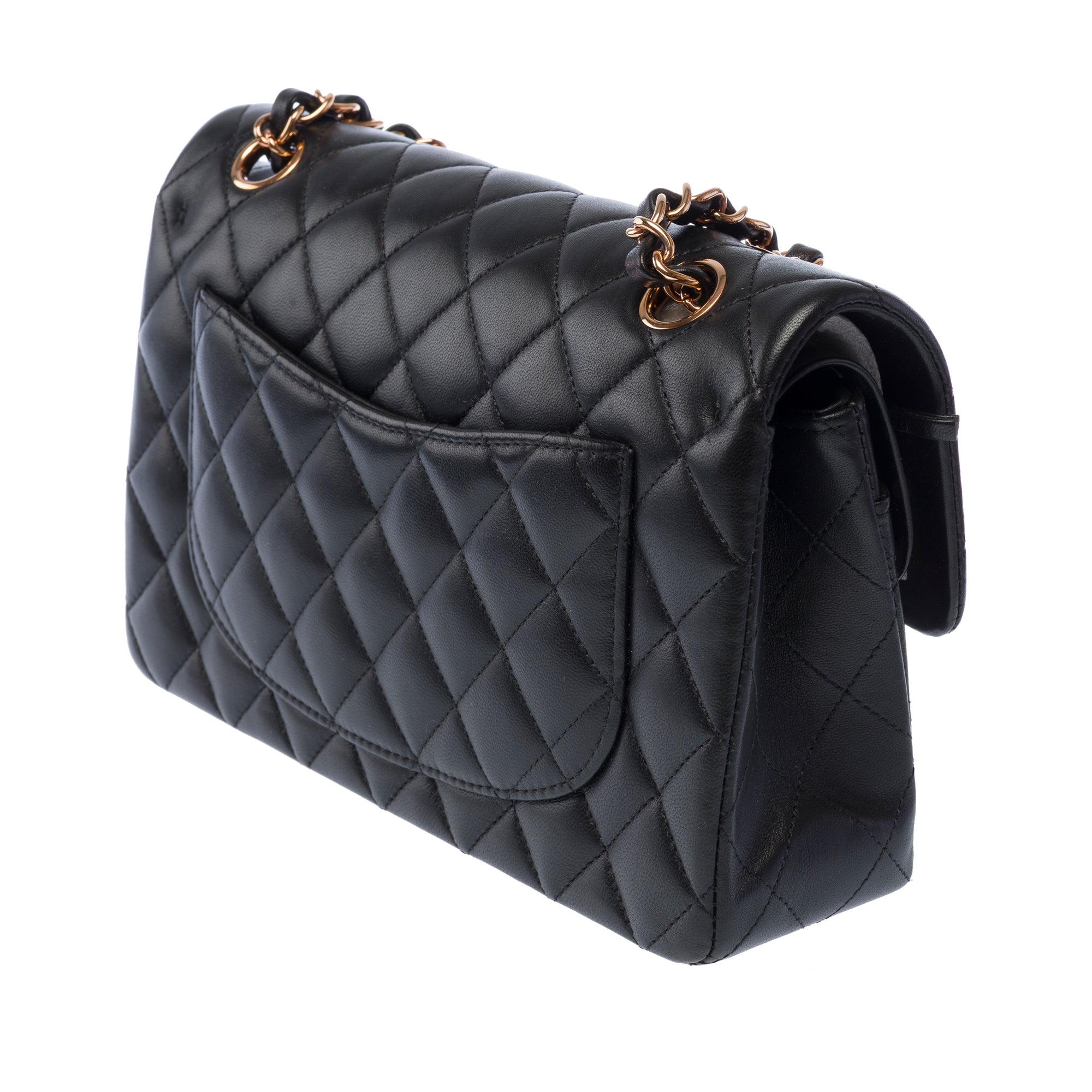 Sac CHANEL Timeless/Classique en Cuir Noir - 103504