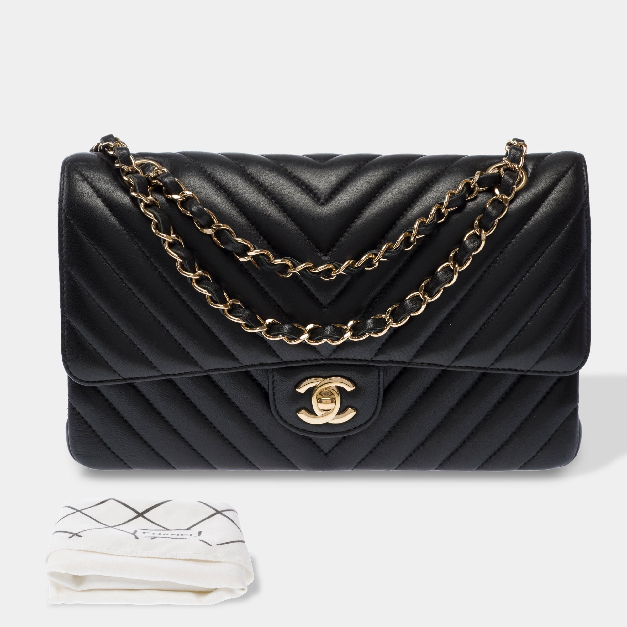 Sac CHANEL Timeless/Classique en Cuir Noir - 103506