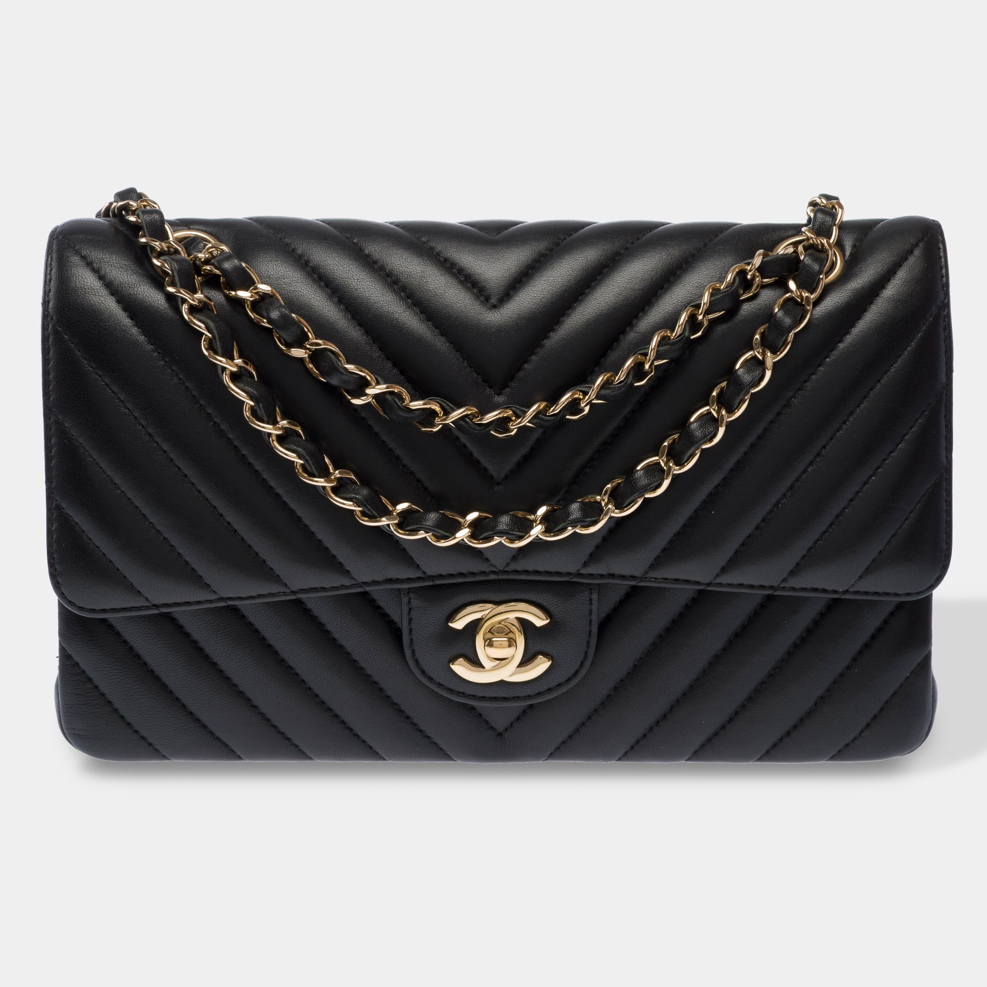 Sac CHANEL Timeless/Classique en Cuir Noir - 103506