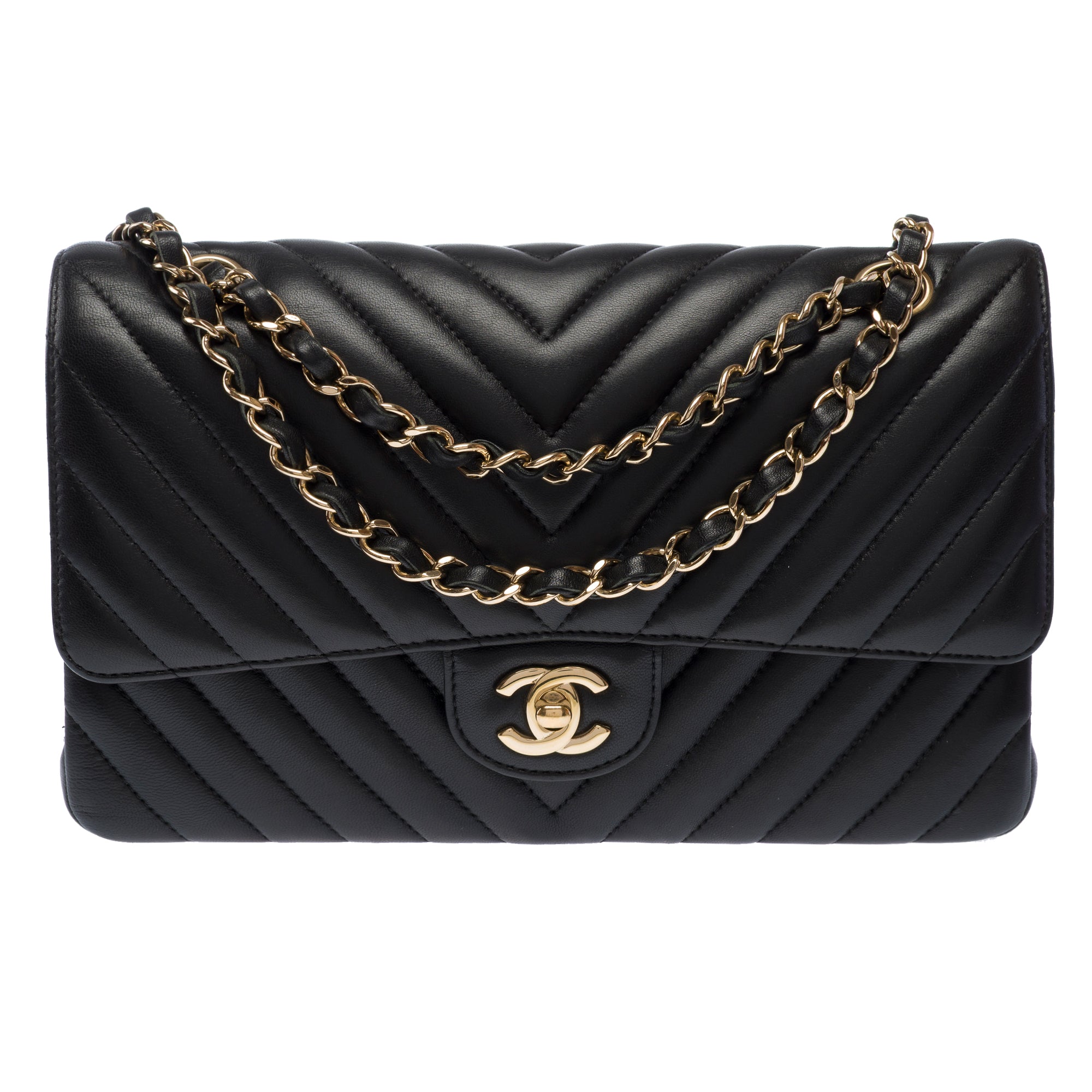Sac CHANEL Timeless/Classique en Cuir Noir - 103506