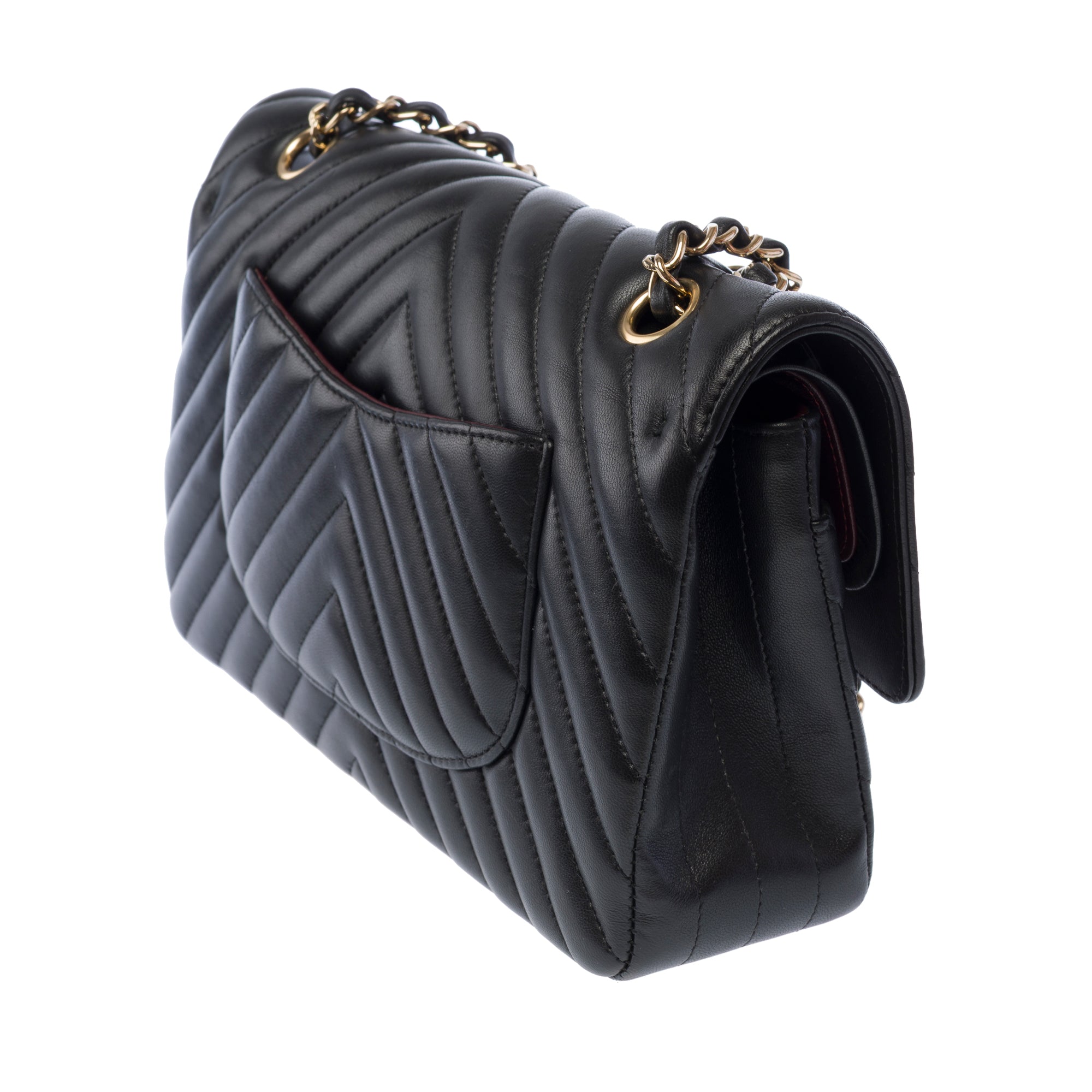Sac CHANEL Timeless/Classique en Cuir Noir - 103506
