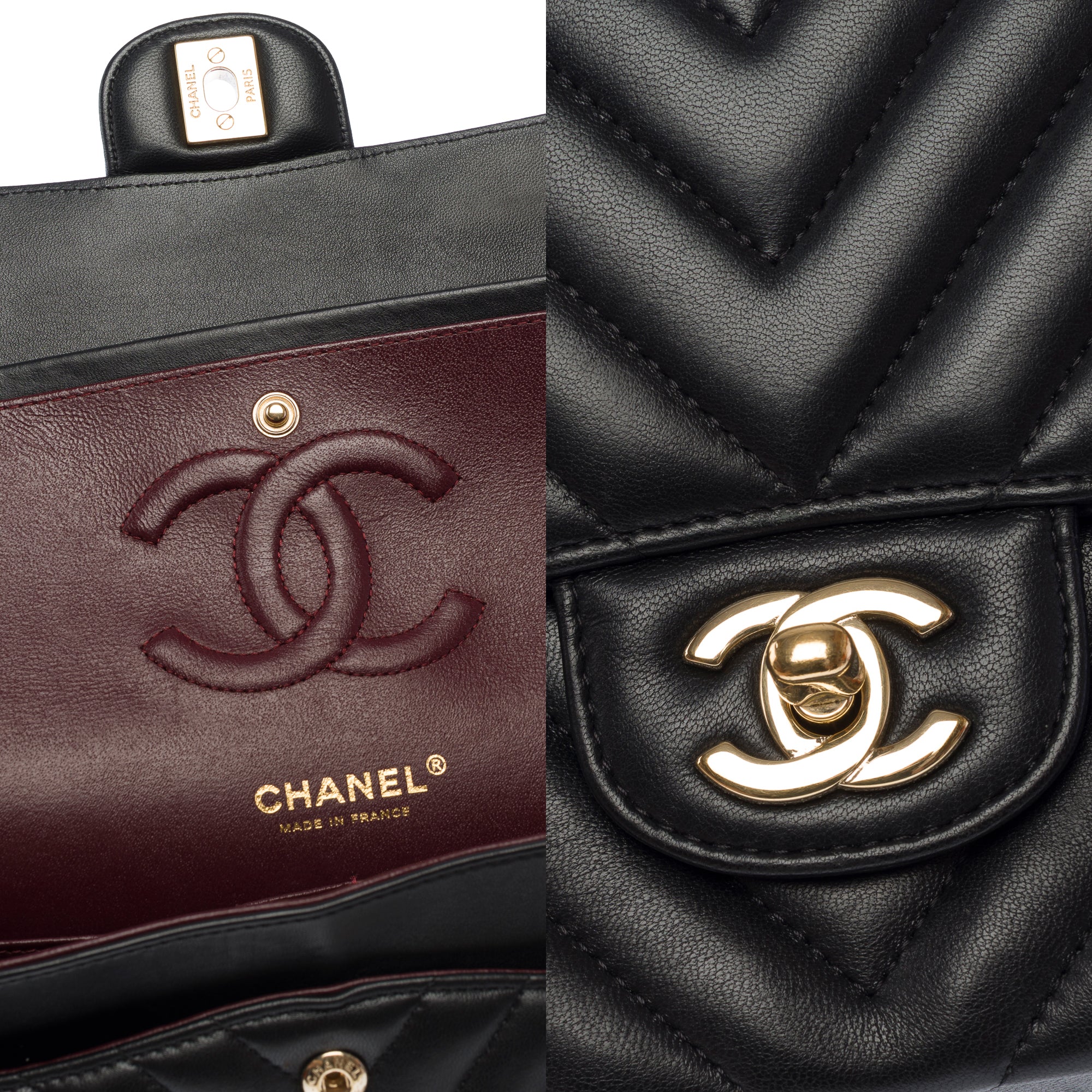 Sac CHANEL Timeless/Classique en Cuir Noir - 103506