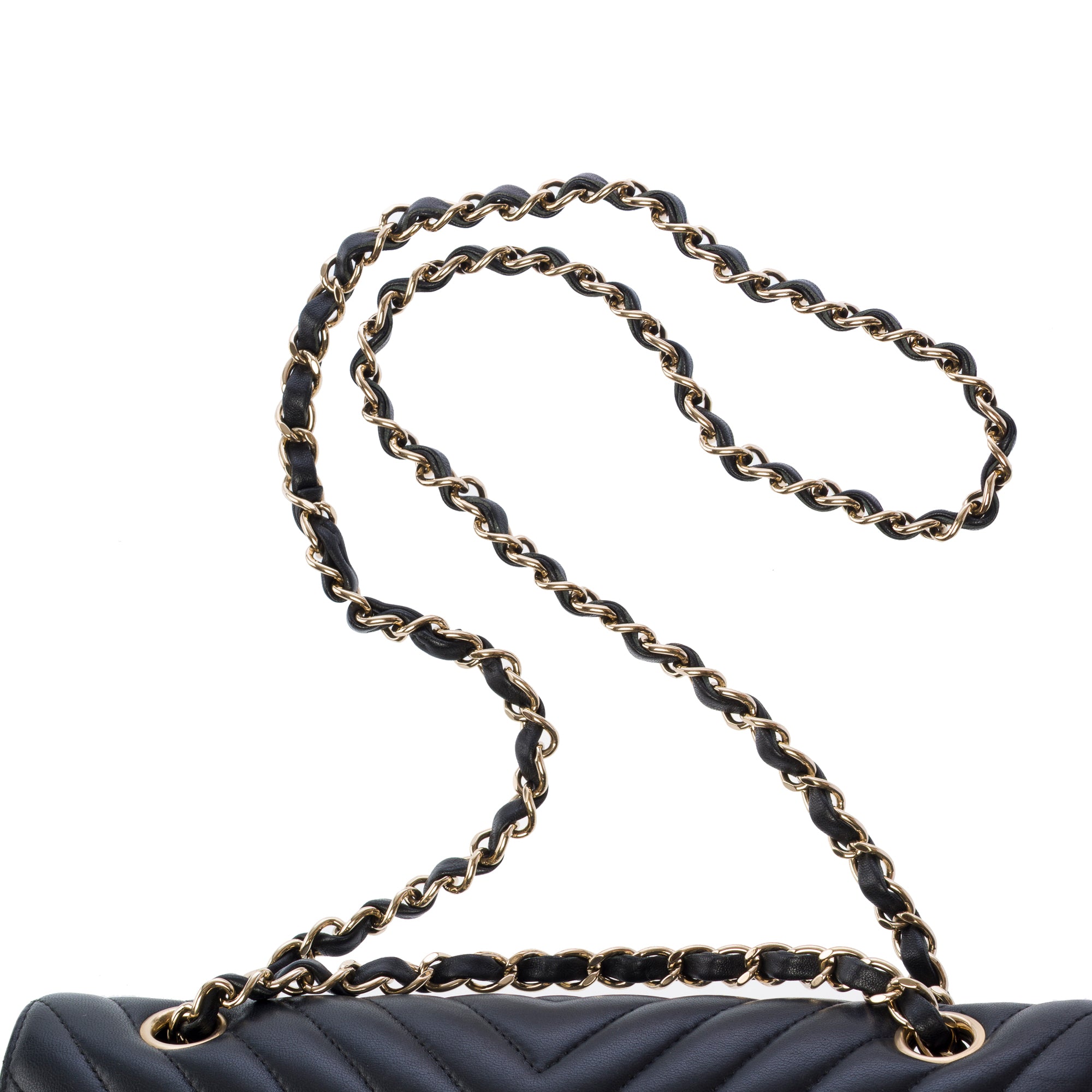 Sac CHANEL Timeless/Classique en Cuir Noir - 103506