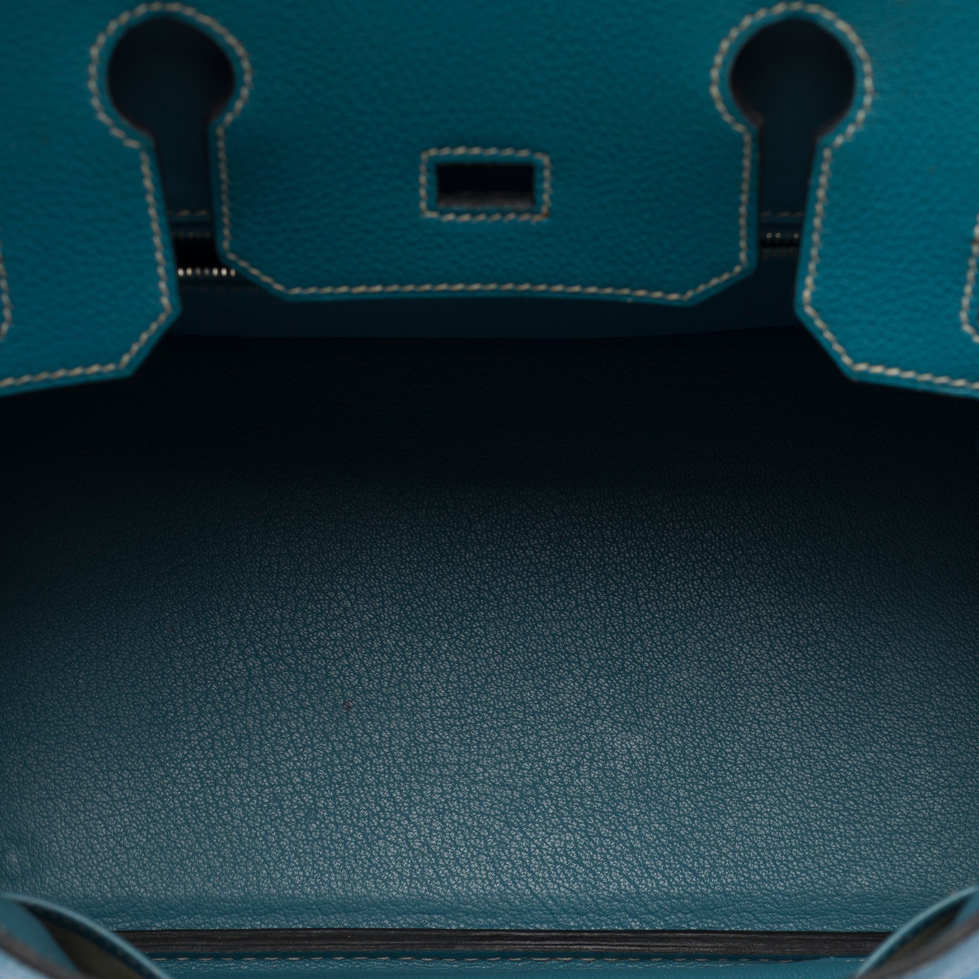 Sac HERMES Birkin 30 en Cuir Bleu - 103509