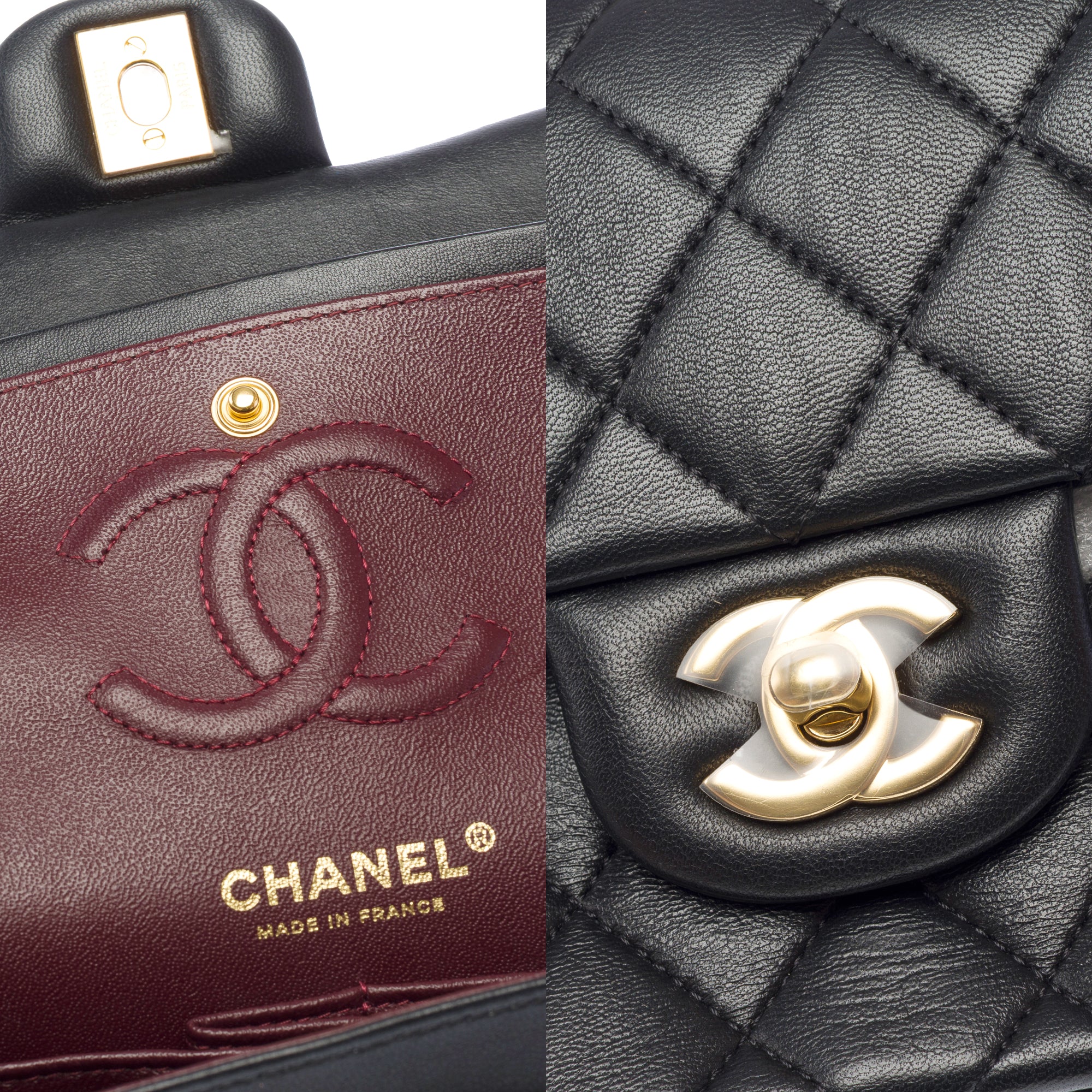 Sac CHANEL Timeless/Classique en Cuir Noir - 103507