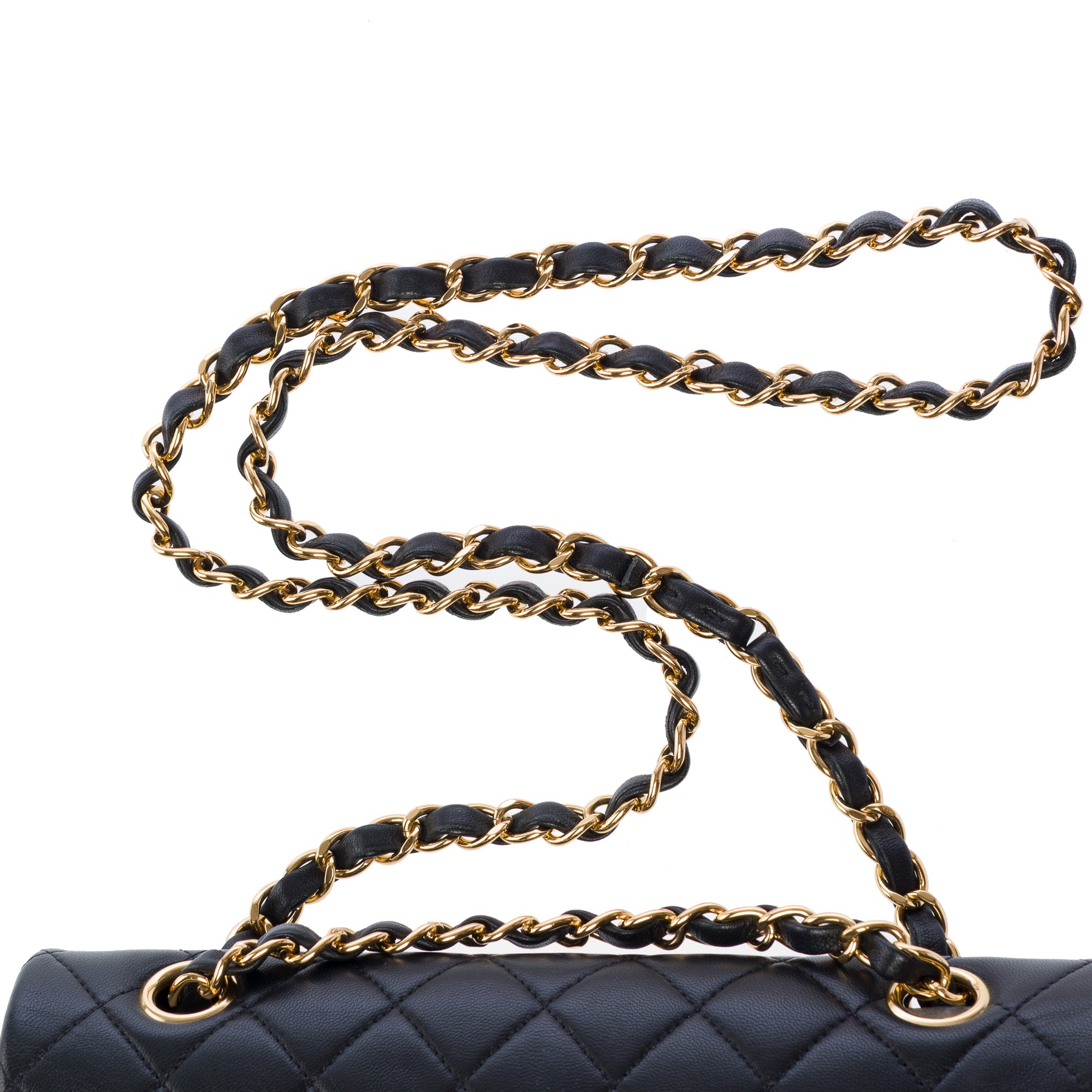 Sac CHANEL Timeless/Classique en Cuir Noir - 103507