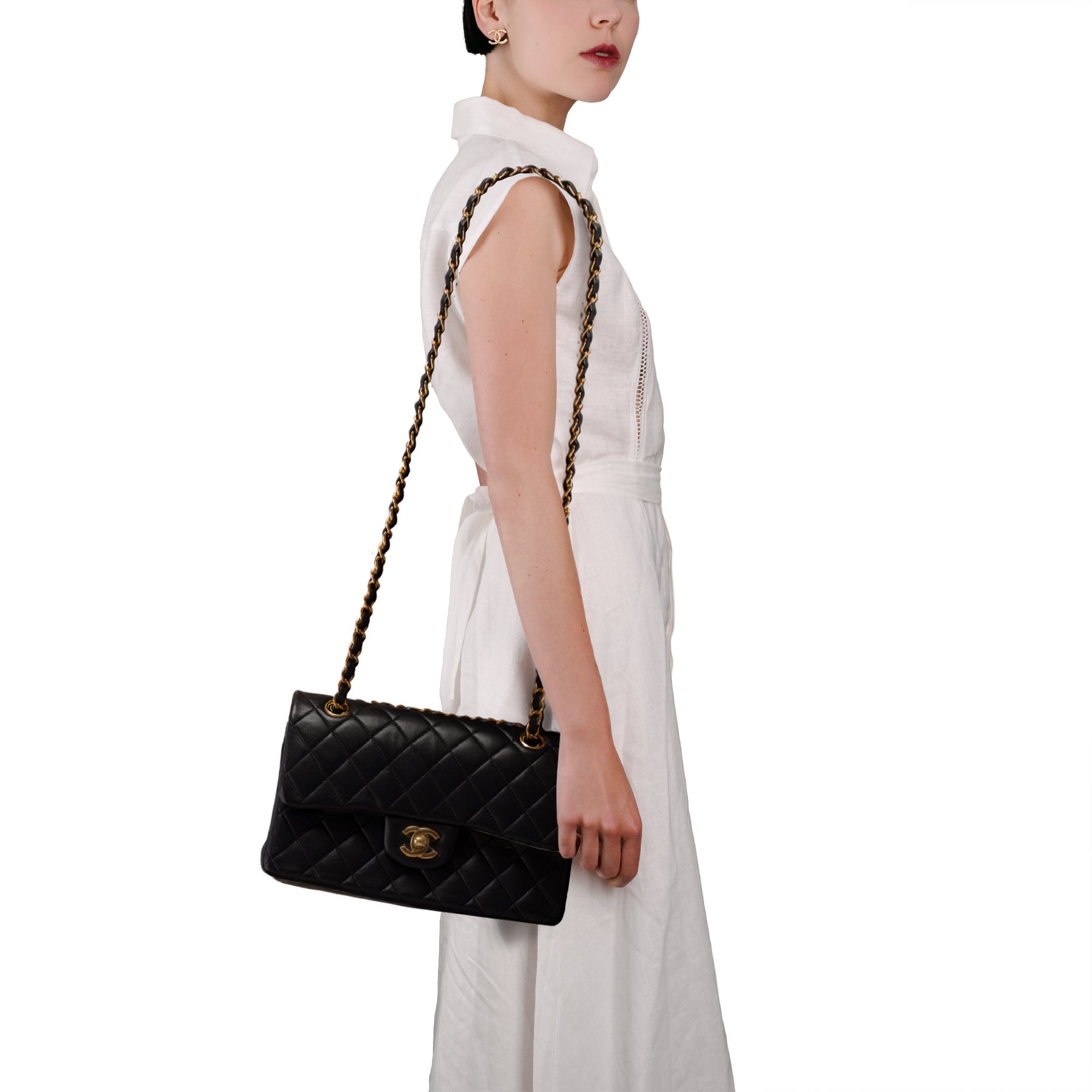 Sac CHANEL Timeless/Classique en Cuir Noir - 103507