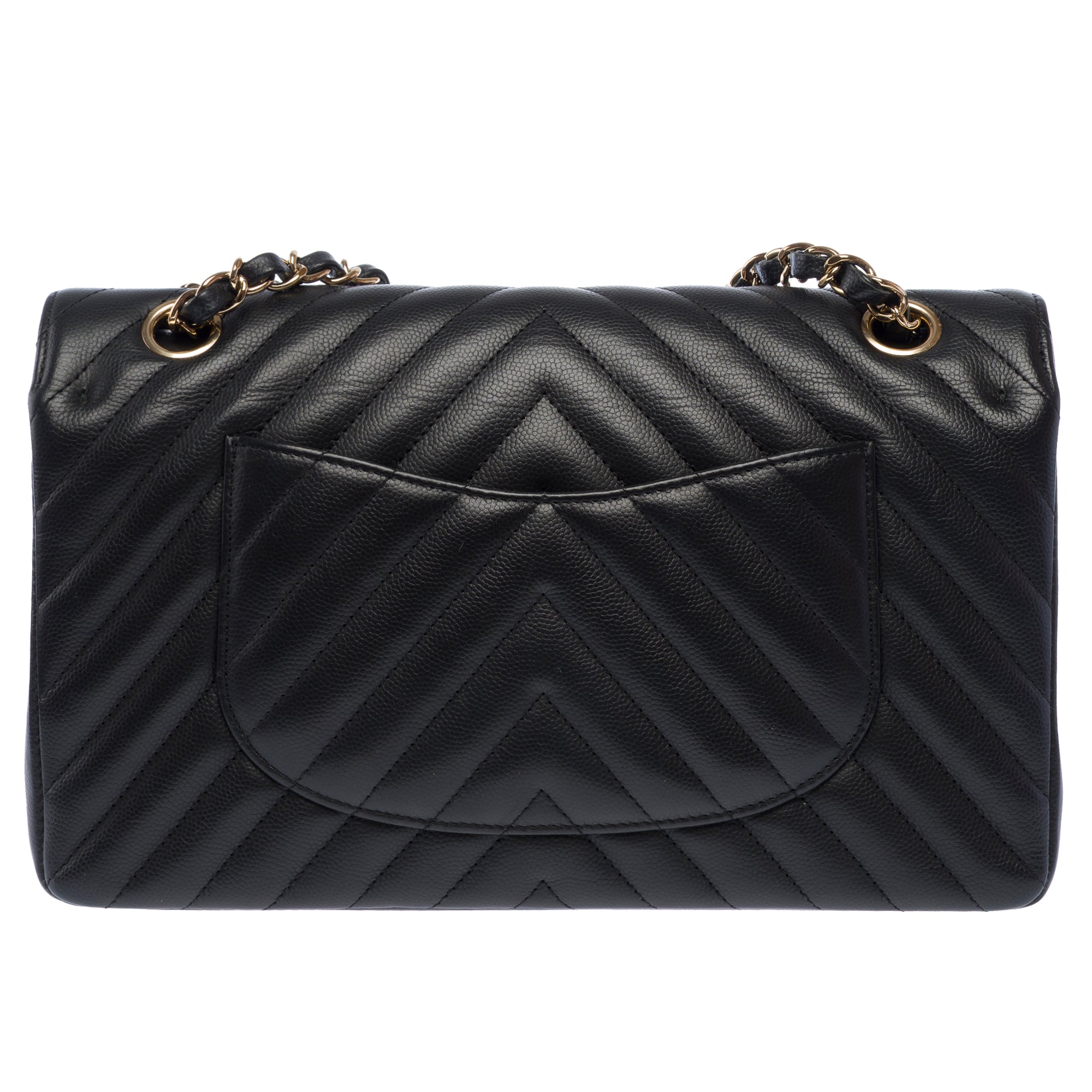 Sac CHANEL Timeless/Classique en Cuir Noir - 103513