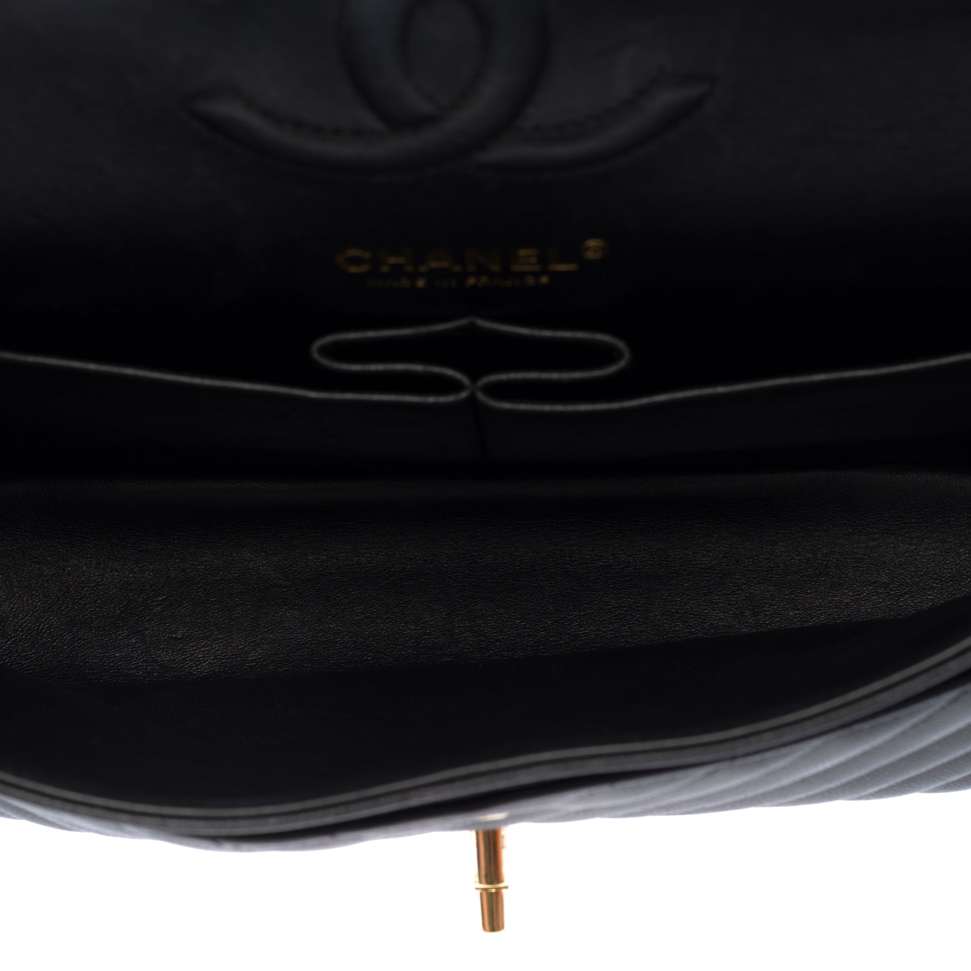 Sac CHANEL Timeless/Classique en Cuir Noir - 103513