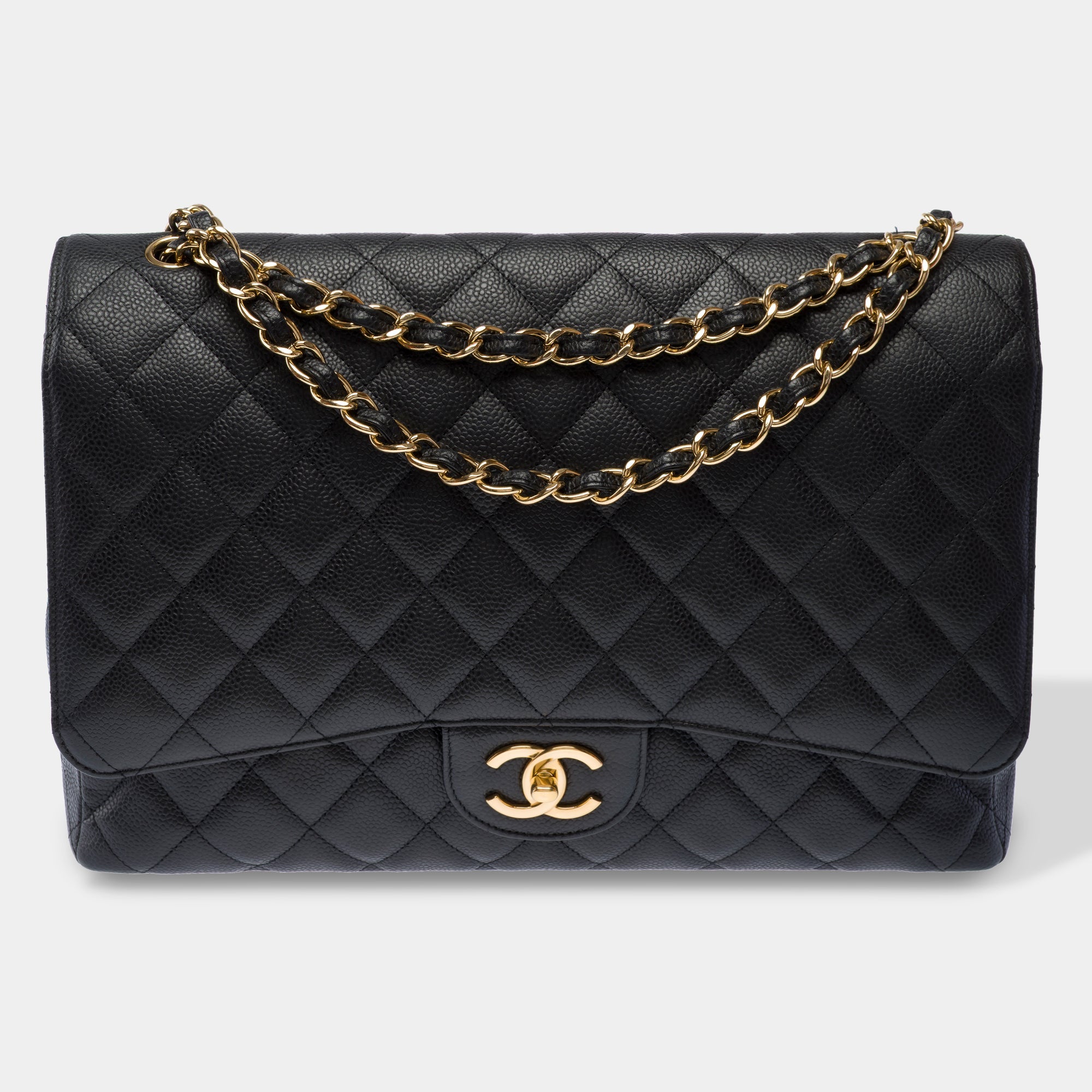 Sac CHANEL Timeless/Classique en Cuir Noir - 103508