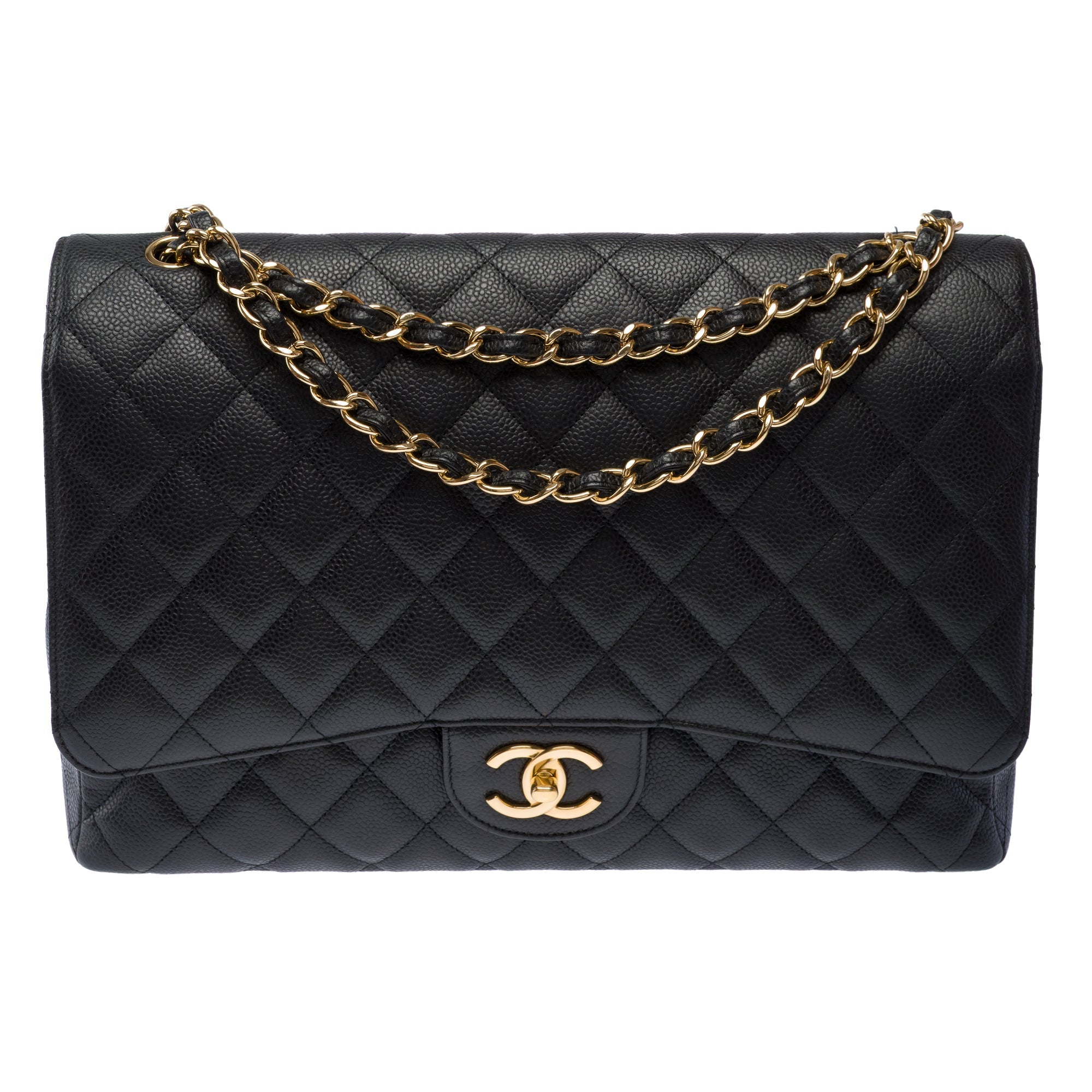 Sac CHANEL Timeless/Classique en Cuir Noir - 103508