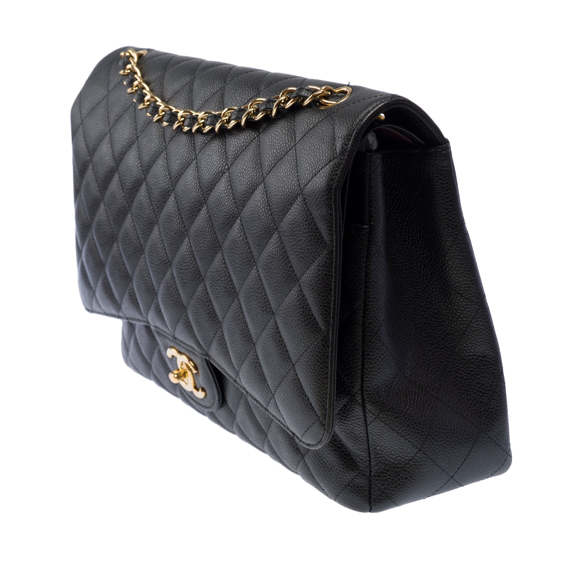 Sac CHANEL Timeless/Classique en Cuir Noir - 103508