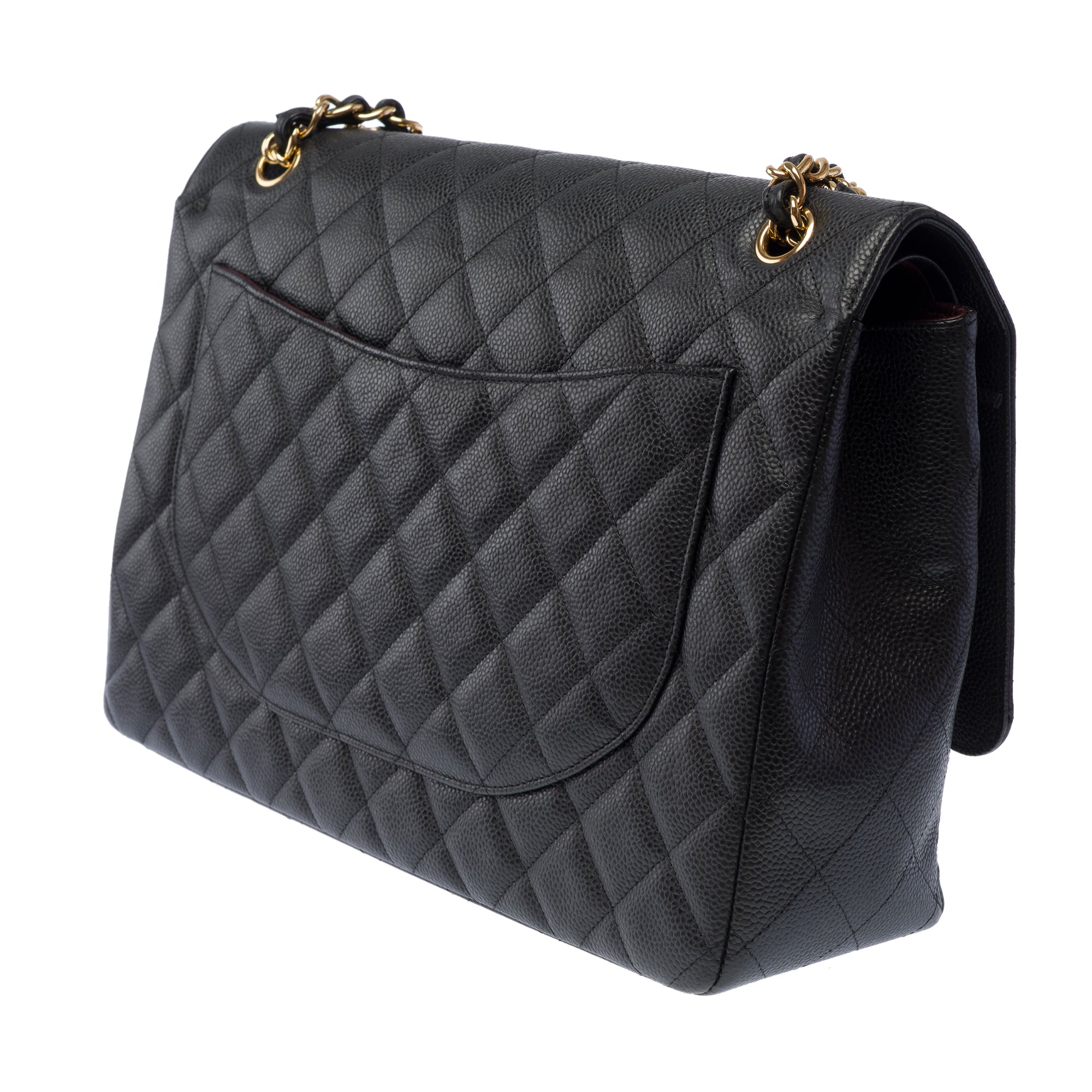 Sac CHANEL Timeless/Classique en Cuir Noir - 103508