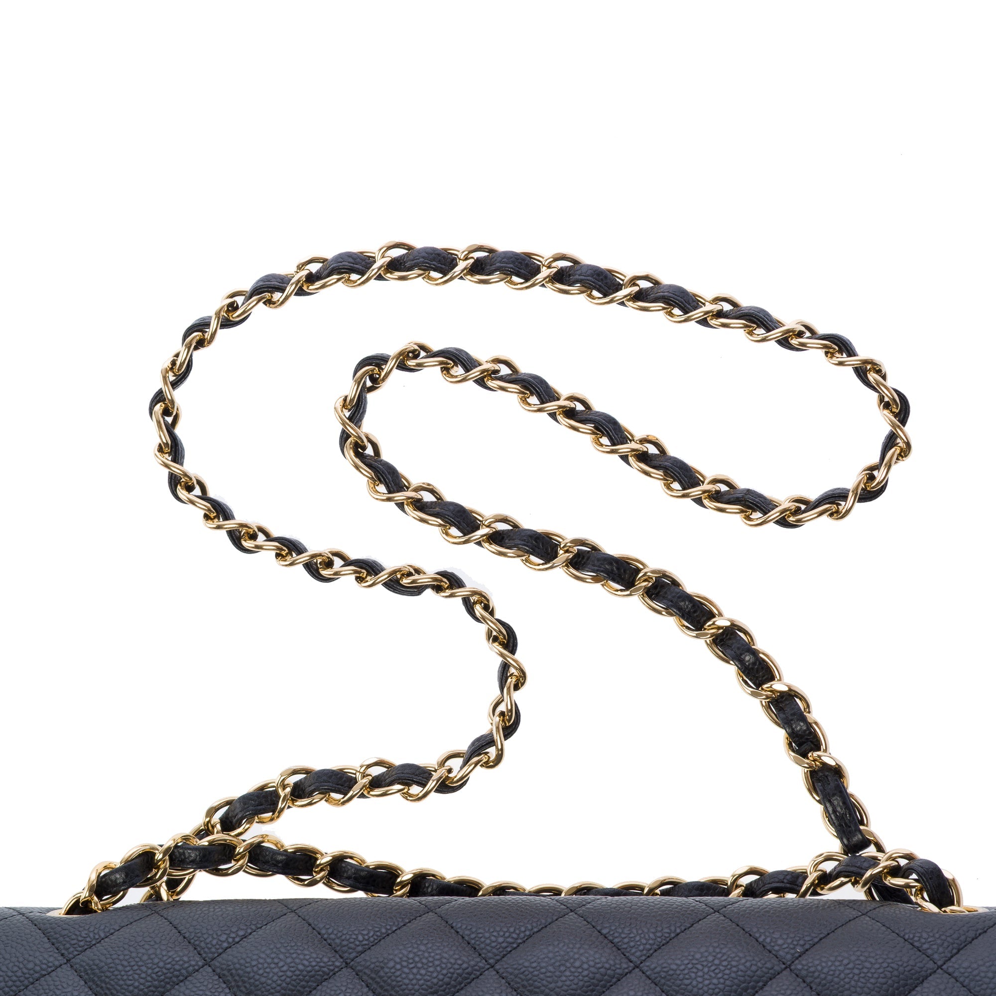 Sac CHANEL Timeless/Classique en Cuir Noir - 103508