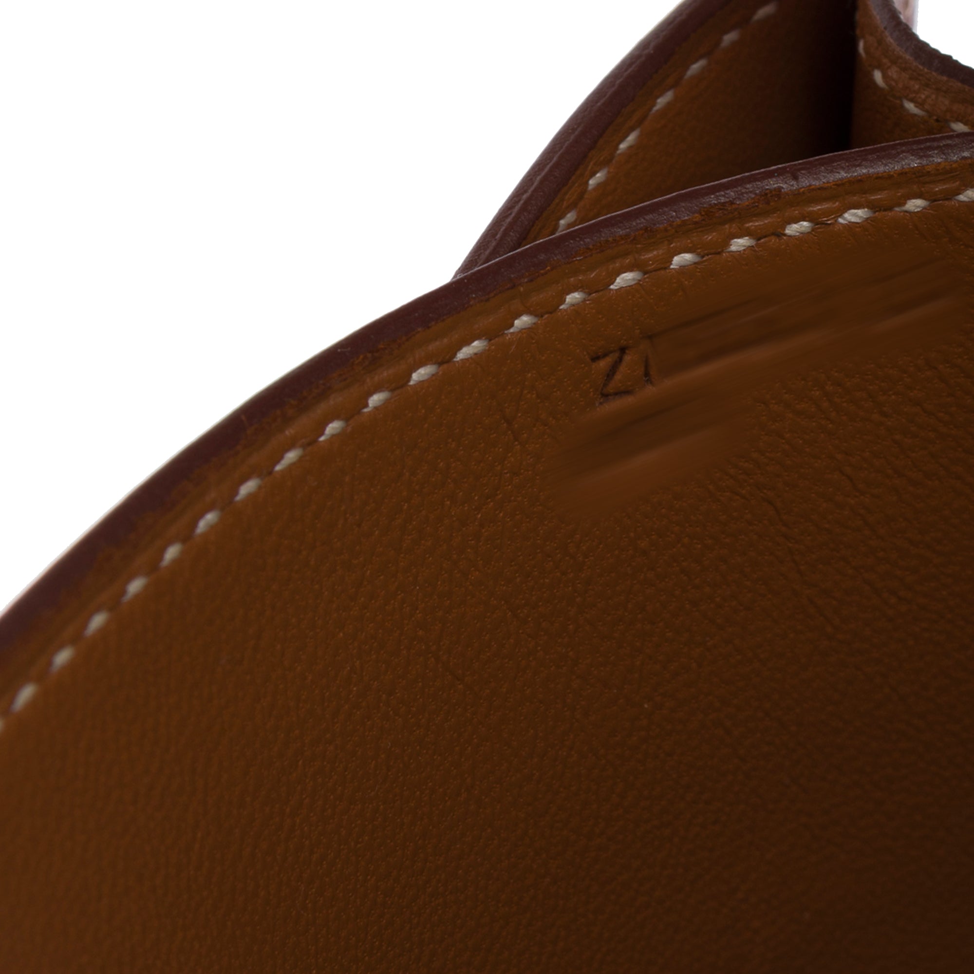 Sac HERMES Constance en Cuir Doré - 103549