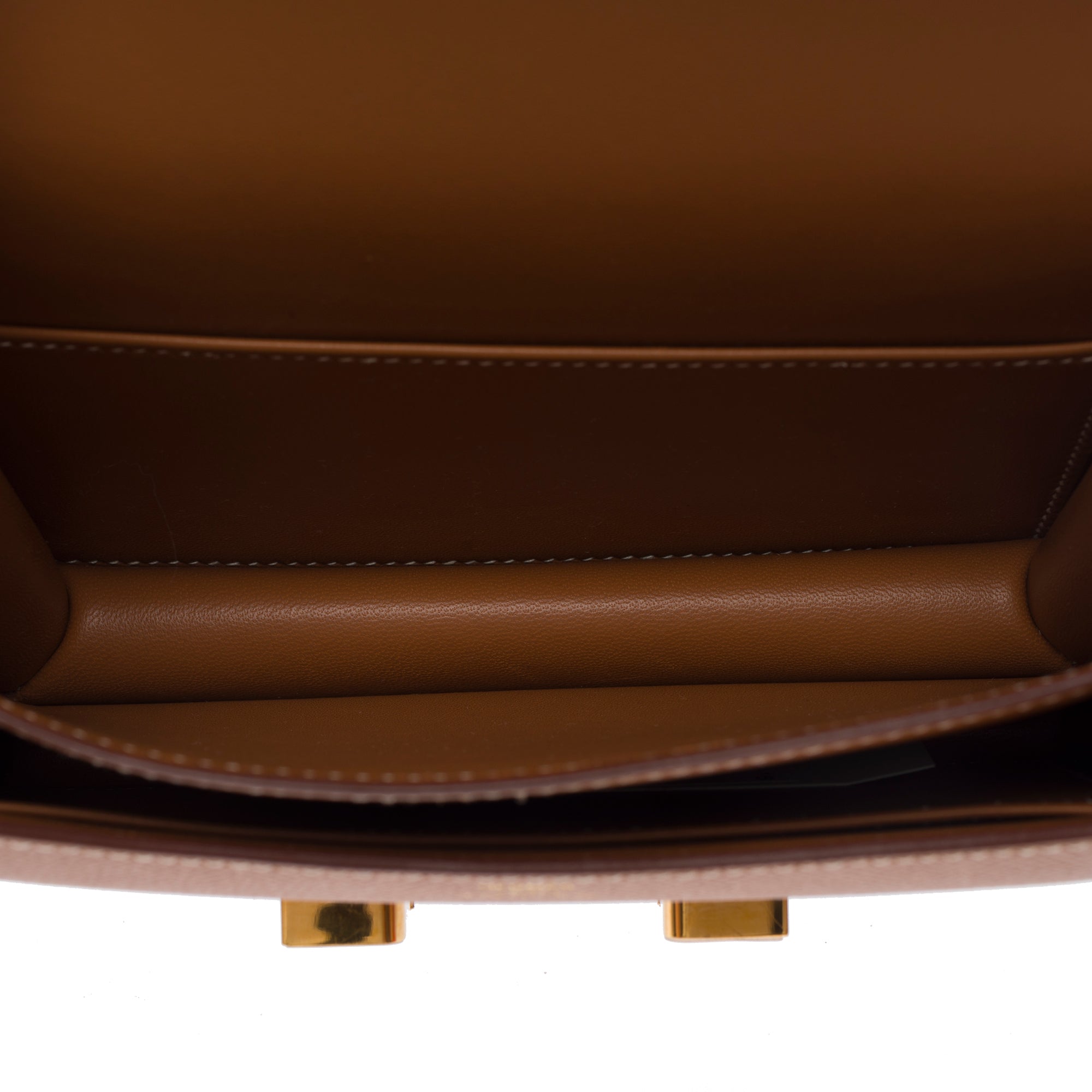 Sac HERMES Constance en Cuir Doré - 103549