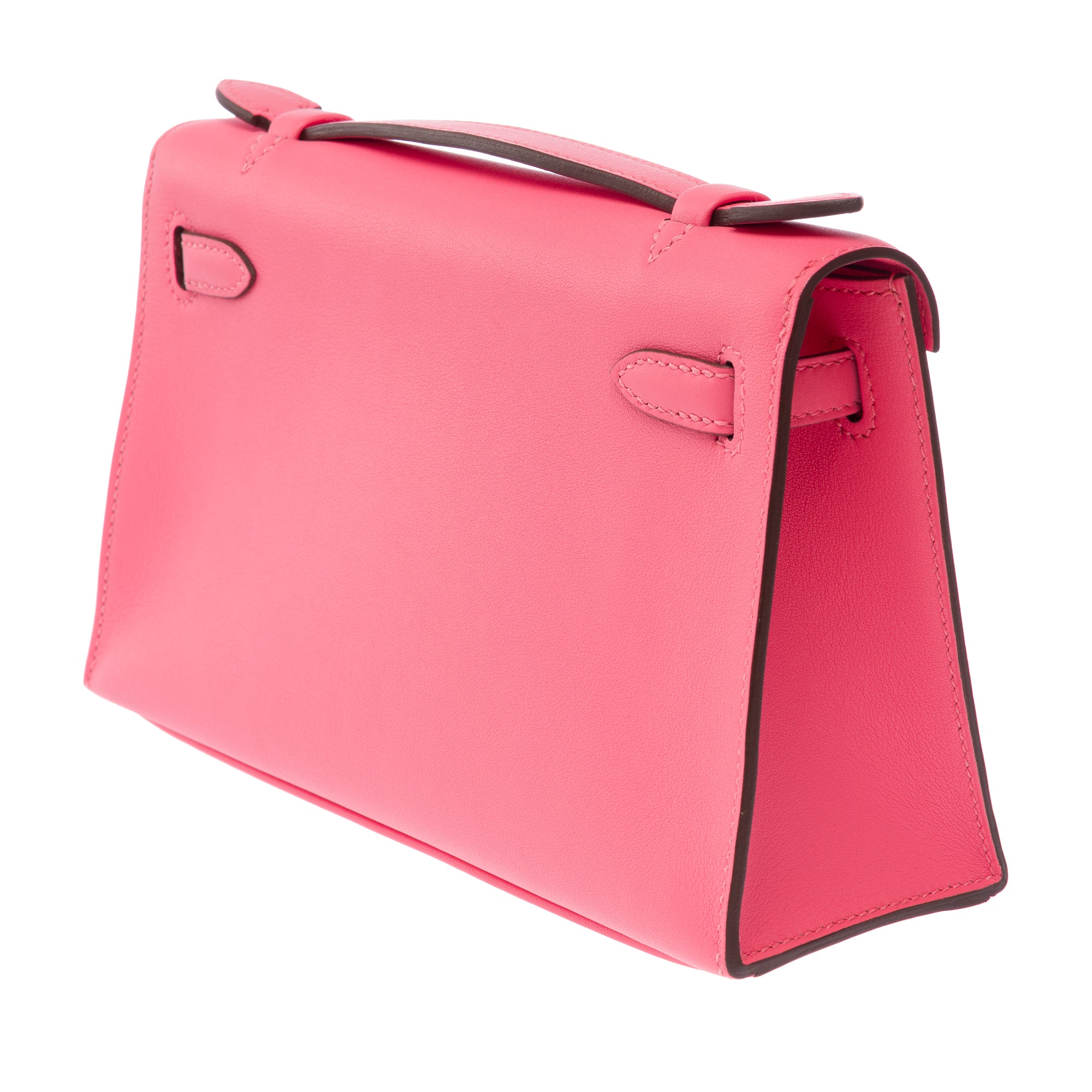Sac HERMES Kelly Mini en Cuir Rose - 103557