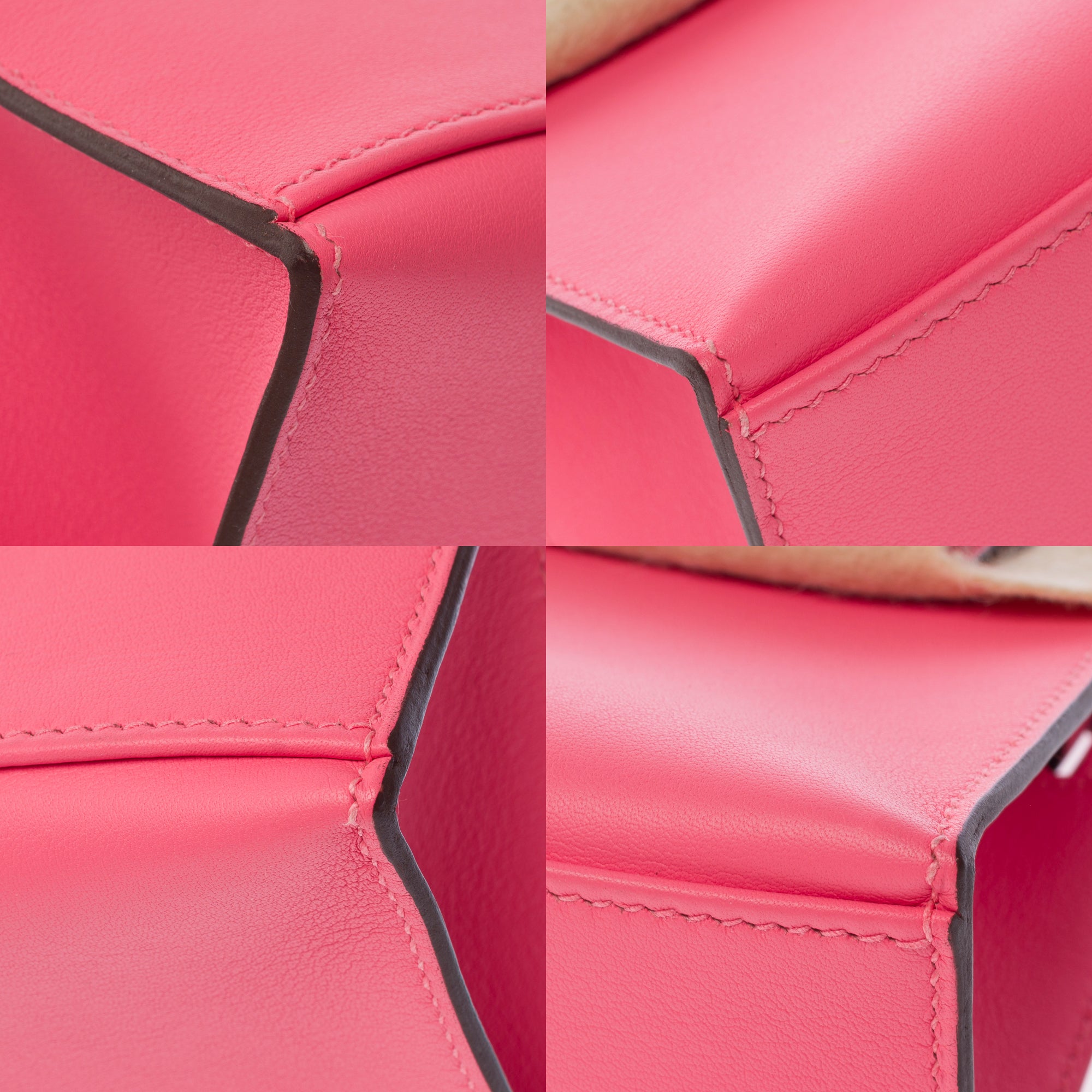 Sac HERMES Kelly Mini en Cuir Rose - 103557