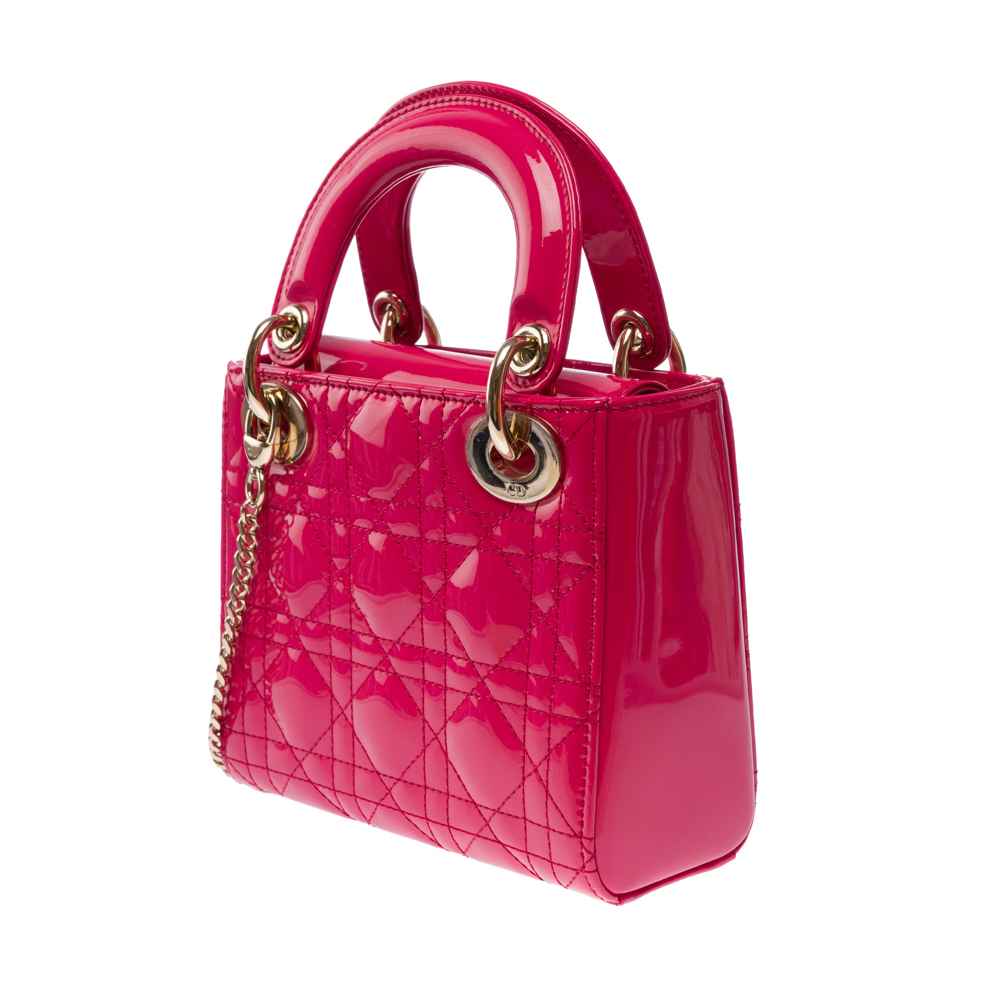 Sac DIOR Lady Dior en Cuir Rose - 103538