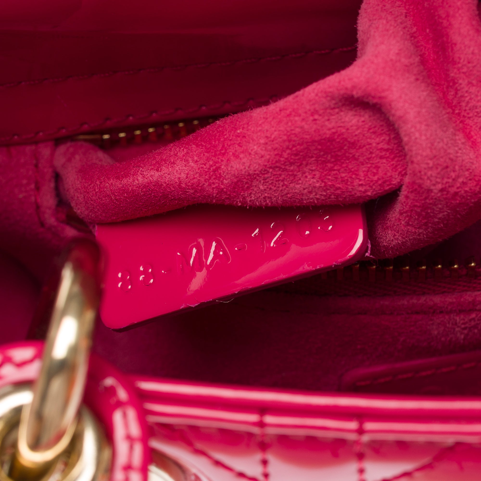 Sac DIOR Lady Dior en Cuir Rose - 103538