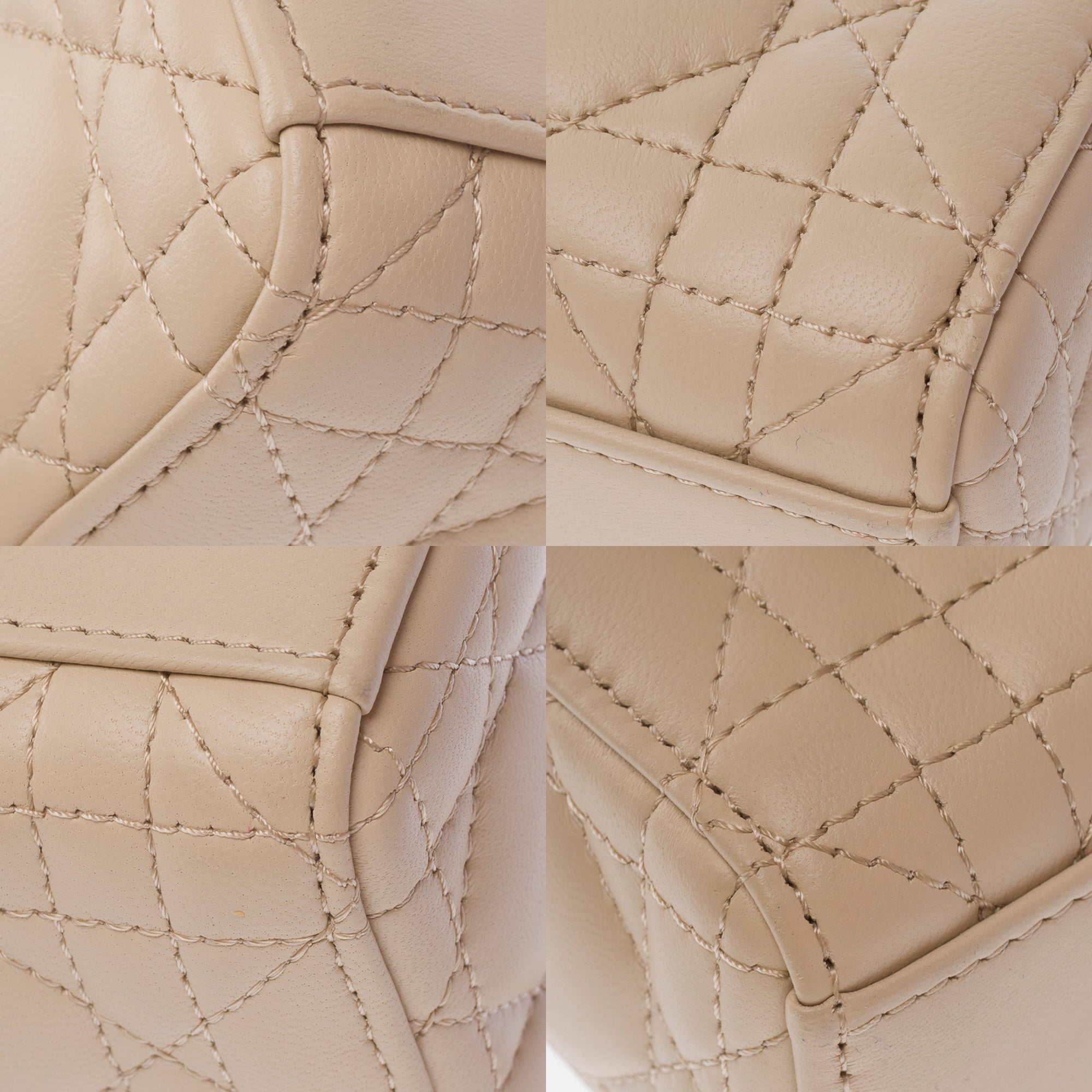 Sac DIOR Lady D-Joy en Cuir Beige - 103537