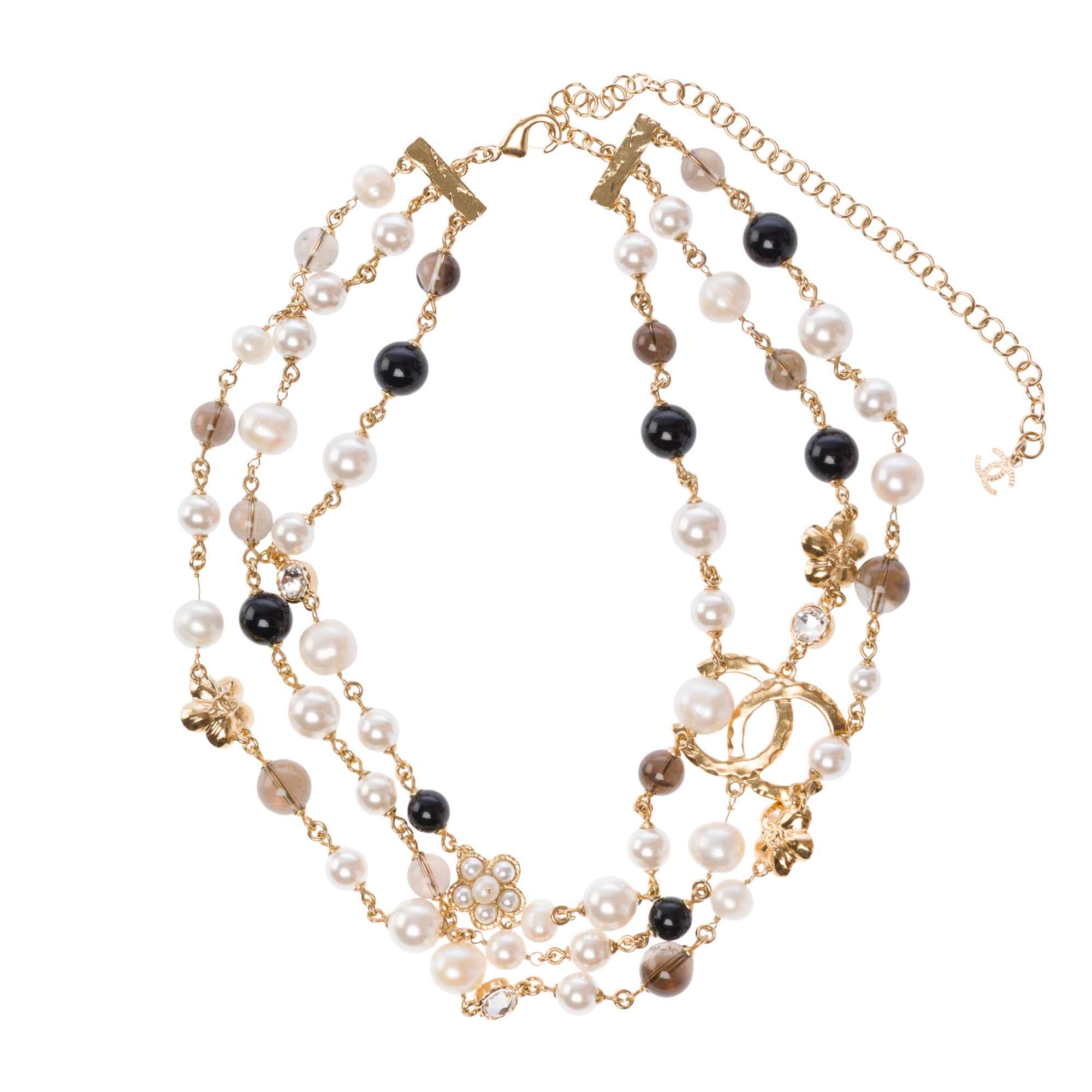 Bijoux CHANEL CC en Perle Doré - 103519
