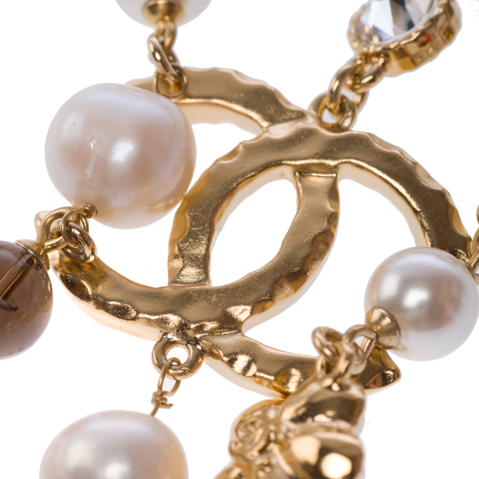 Bijoux CHANEL CC en Perle Doré - 103519