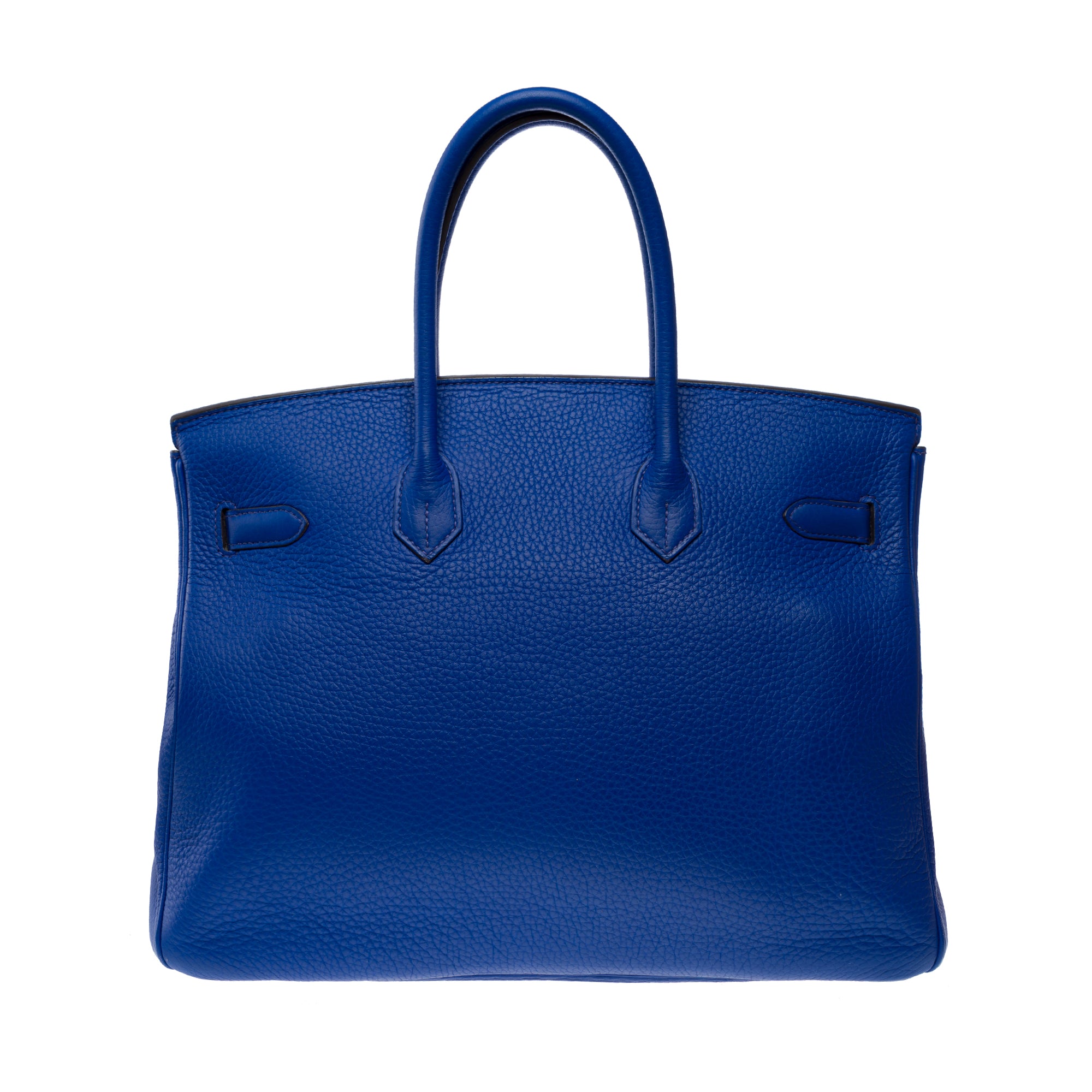 Sac HERMES Birkin 35 en Cuir Bleu - 103551