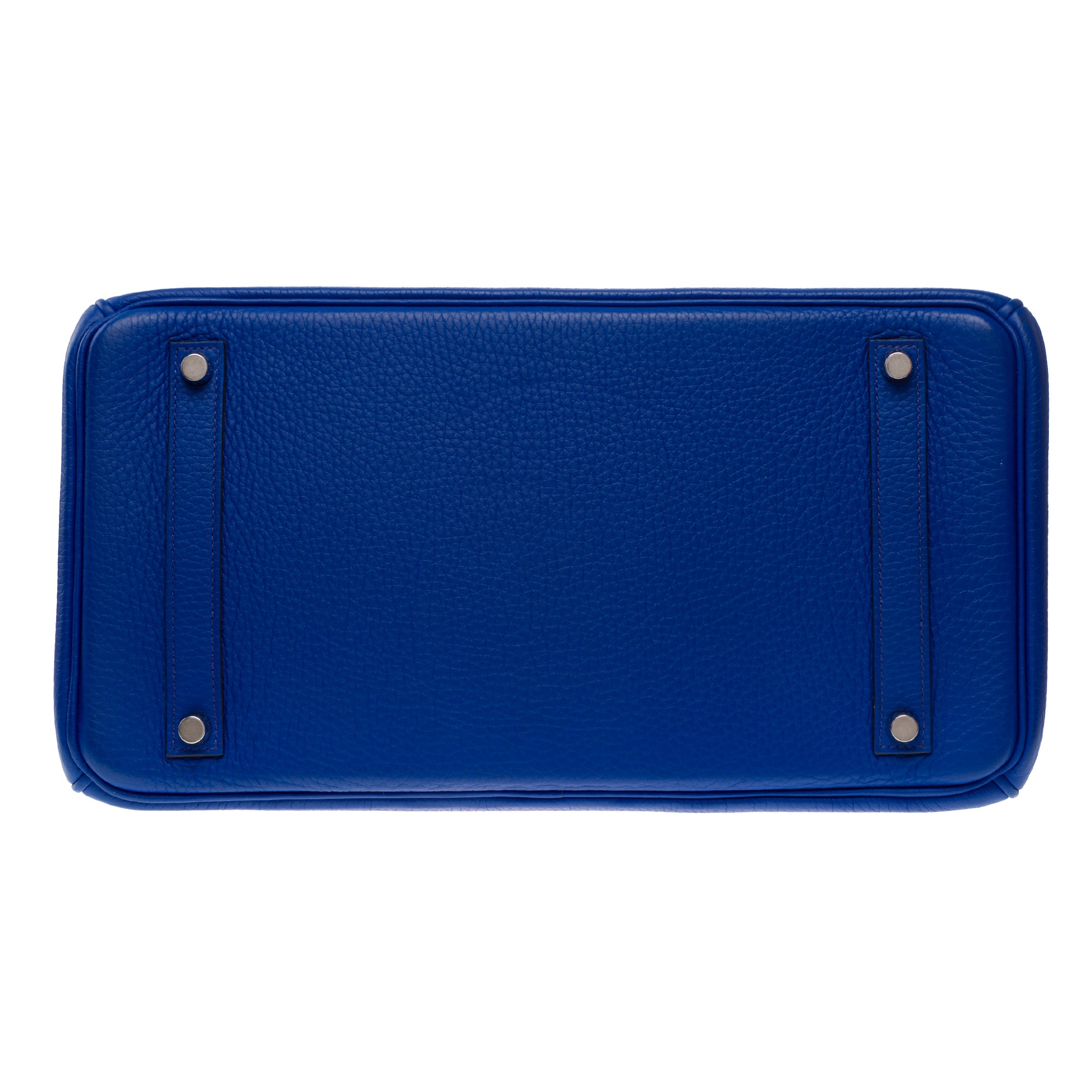 Sac HERMES Birkin 35 en Cuir Bleu - 103551