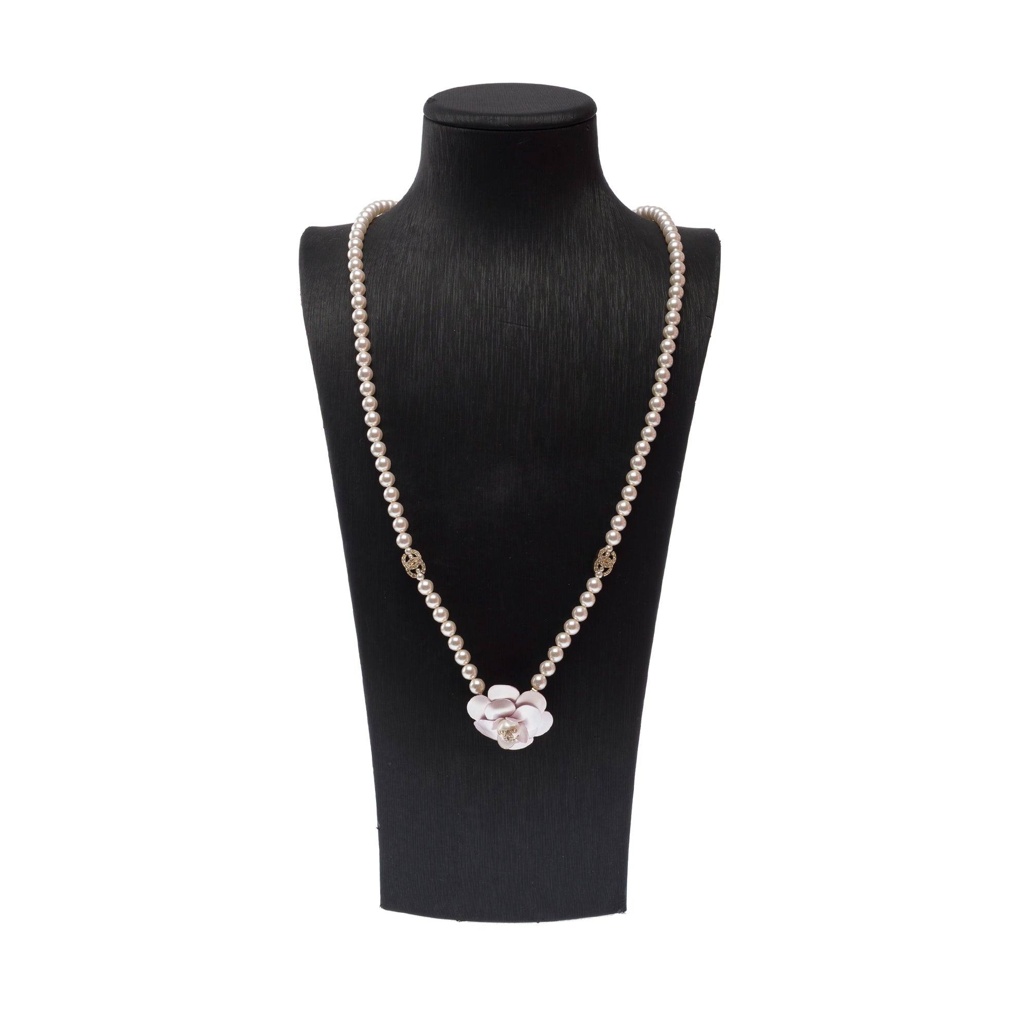 Bijoux CHANEL Camelia en Perle Blanc - 103518
