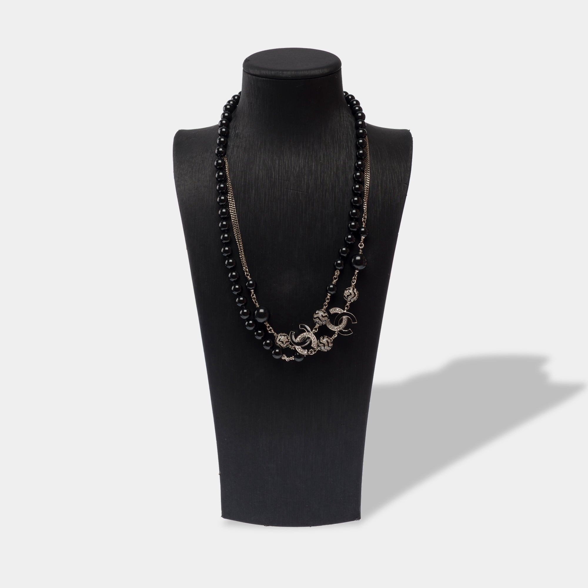 Bijoux CHANEL CC en Perle Noir - 103520