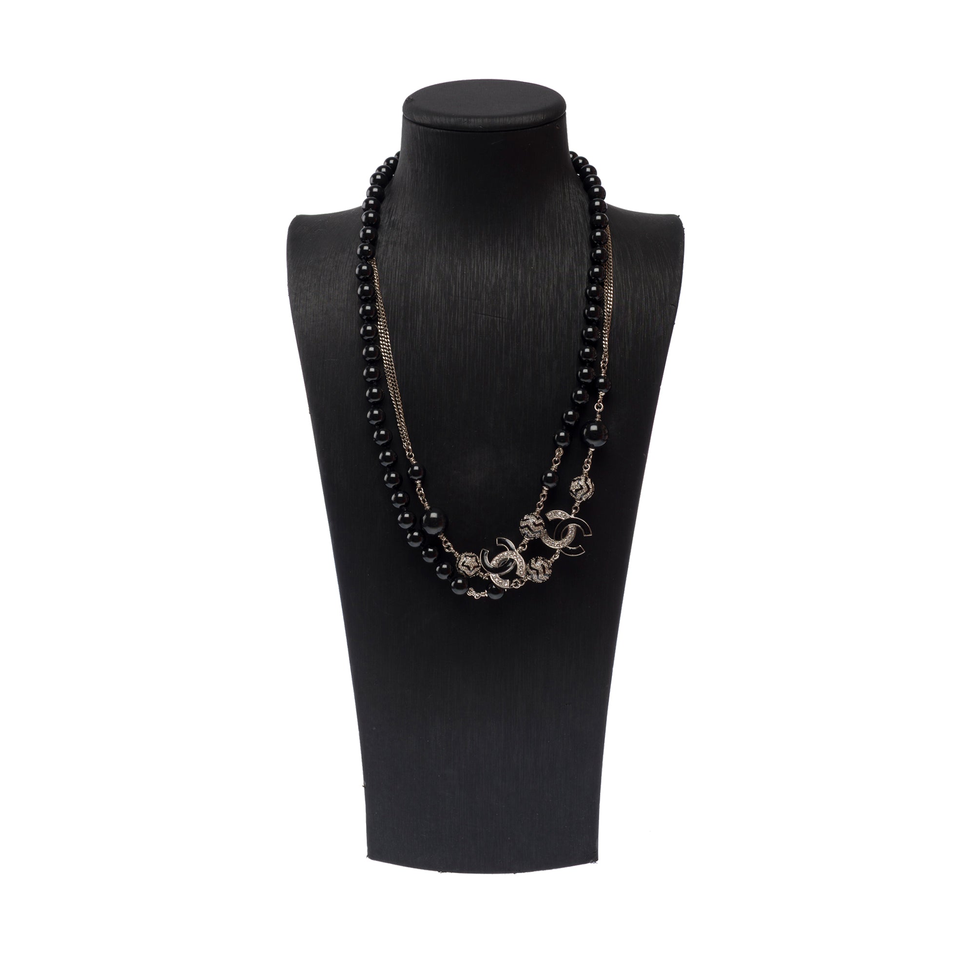Bijoux CHANEL CC en Perle Noir - 103520