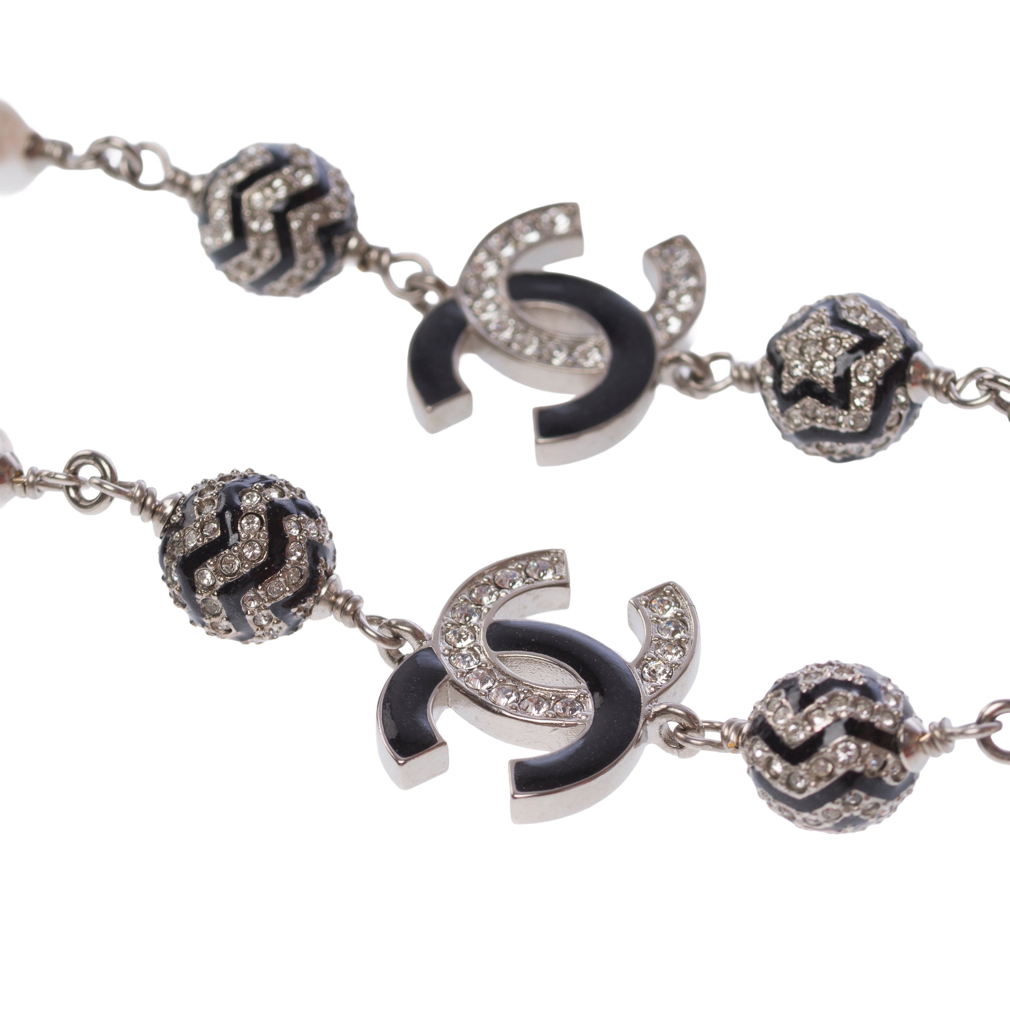 Bijoux CHANEL CC en Perle Noir - 103520