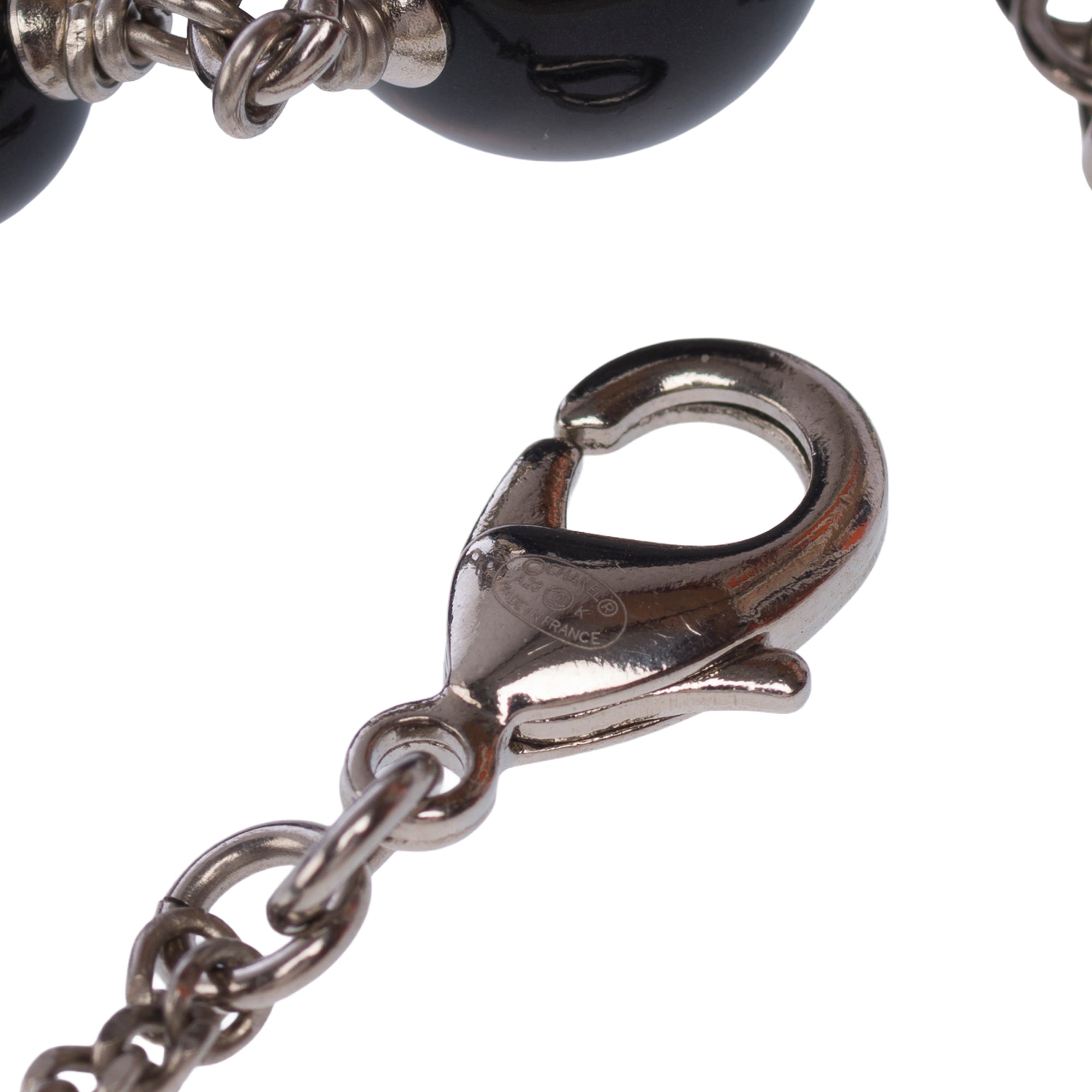 Bijoux CHANEL CC en Perle Noir - 103520