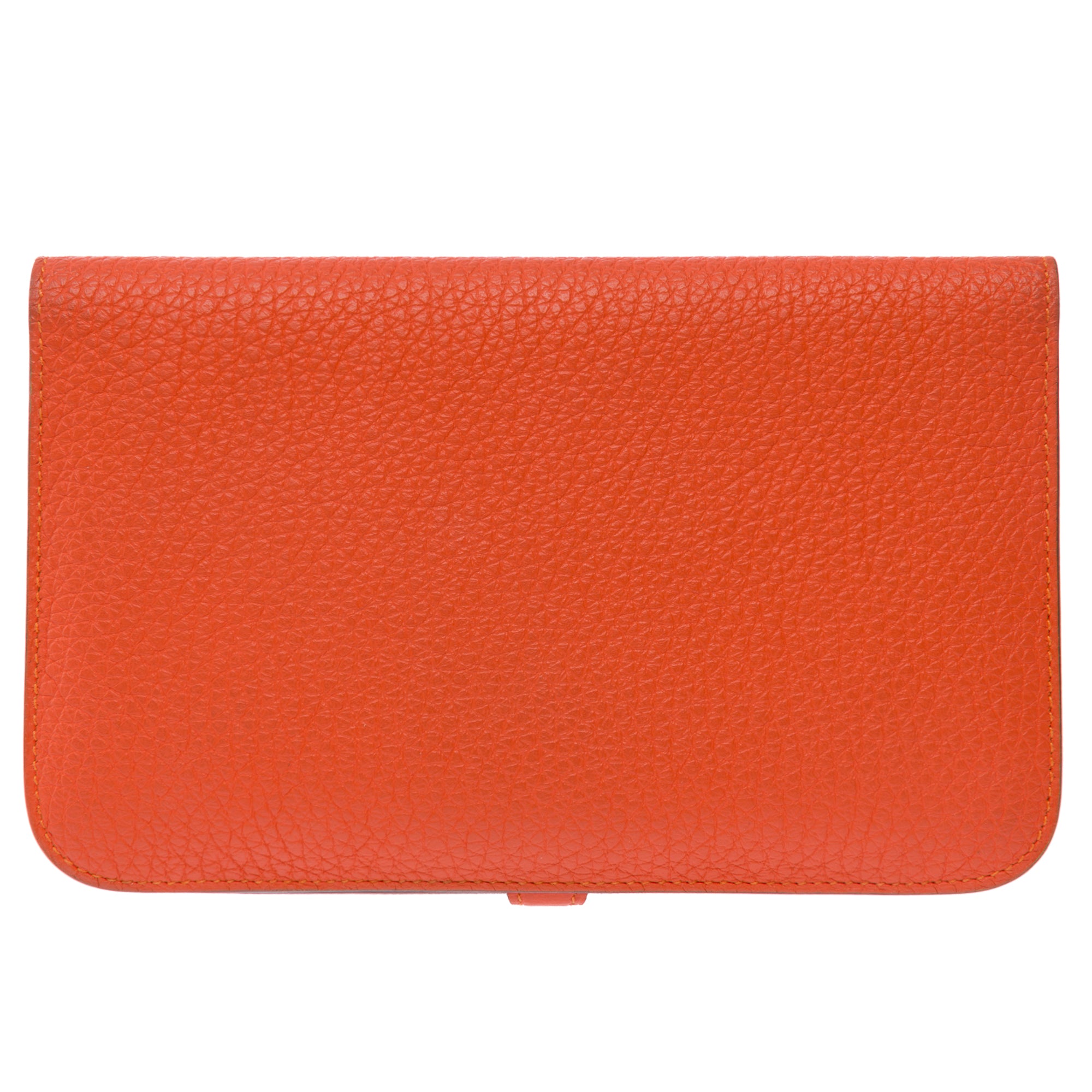 Accessoire HERMES Dogon en Cuir Orange - 103546