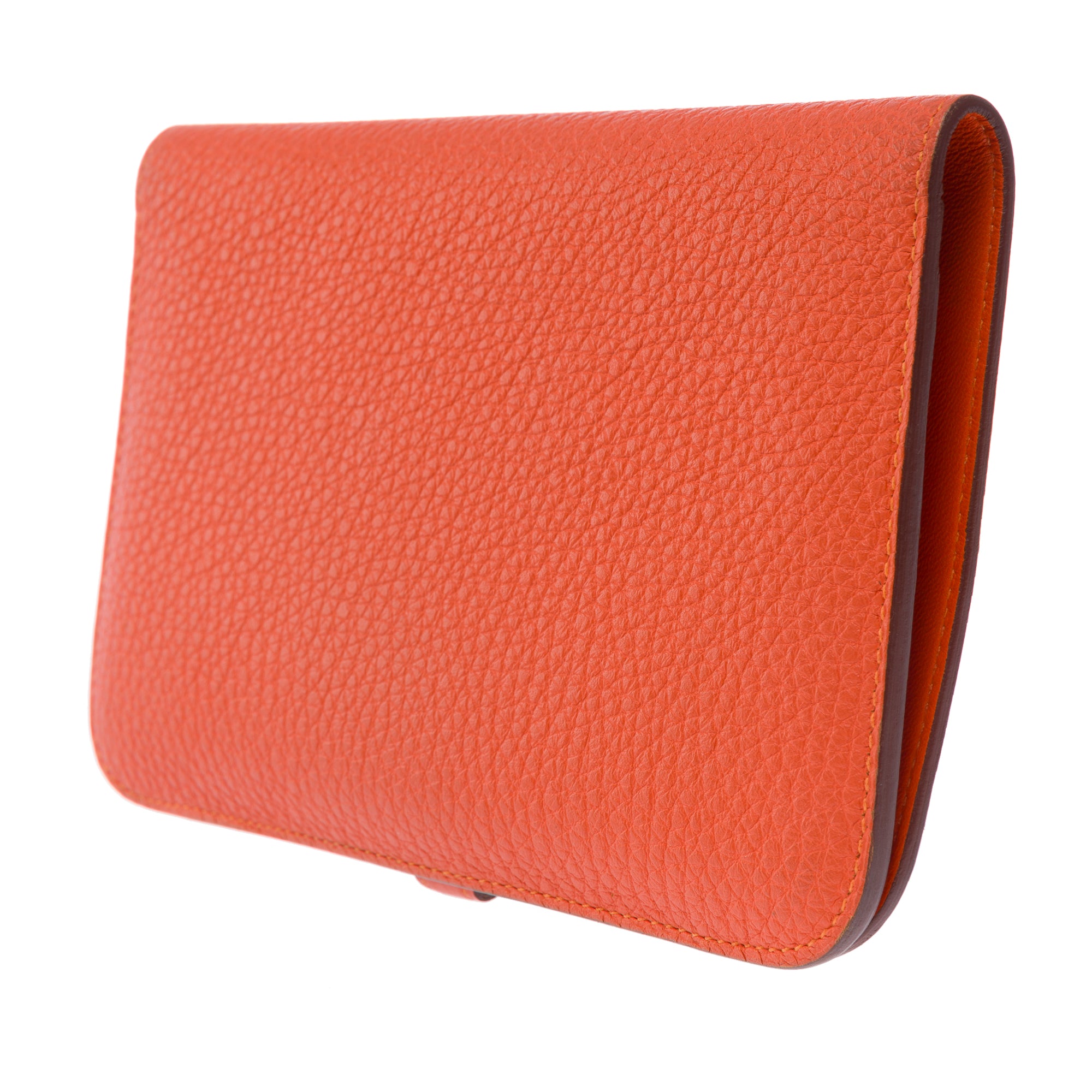 Accessoire HERMES Dogon en Cuir Orange - 103546